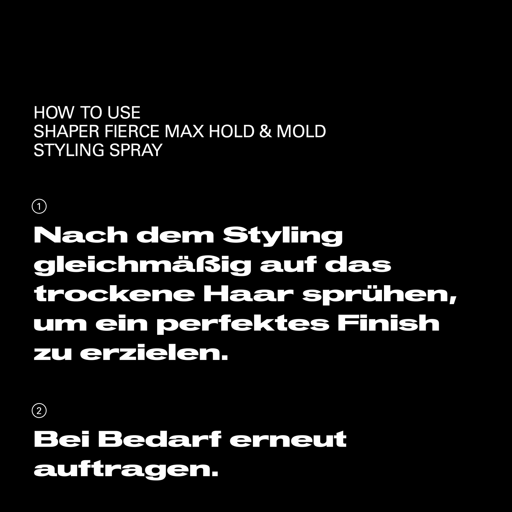 Sebastian Professional Haarpflege-Spray »Shaper Fierce« für trockenes Haar, mit gleichmäßigem Auftrag, flüssige Textur