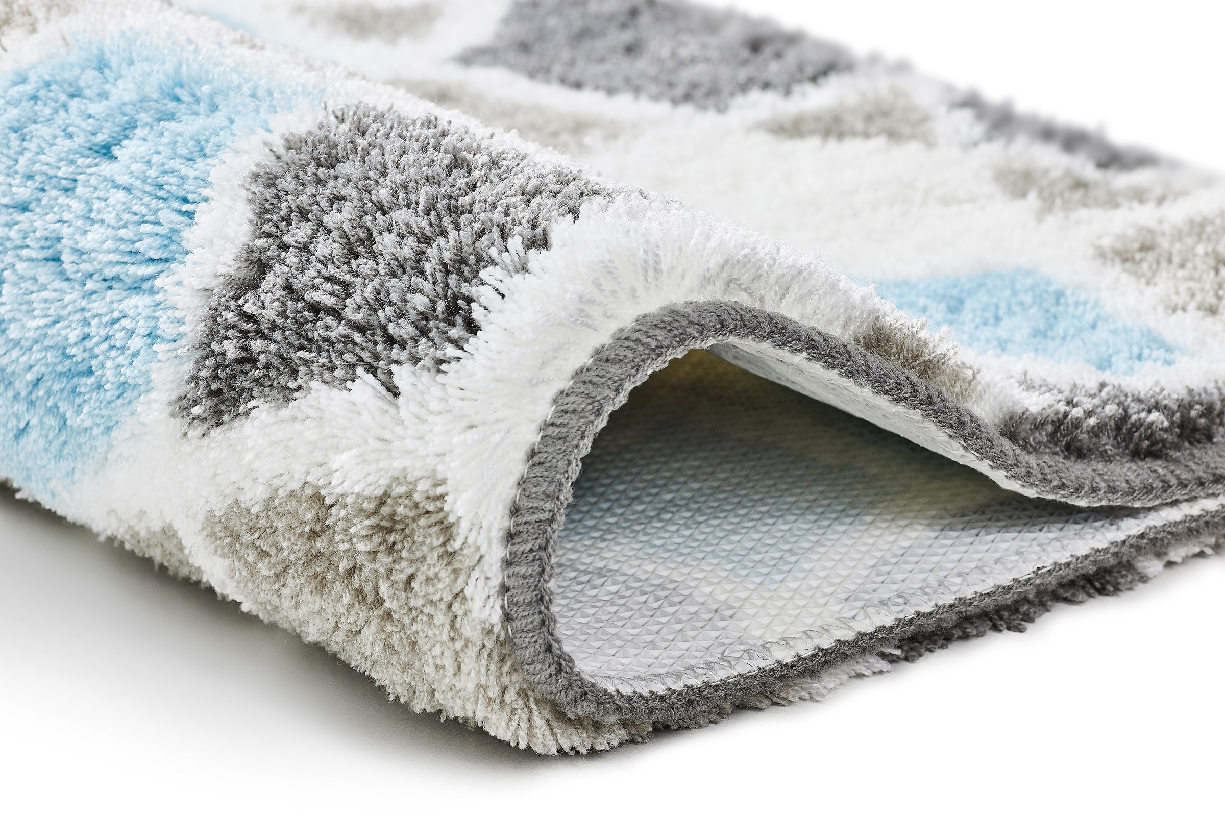 Kleine Wolke Badematte »Sintra«, rutschhemmend beschichtet, fußbodenheizungsgeeignet, Badteppich, modernes Mosaikdesign