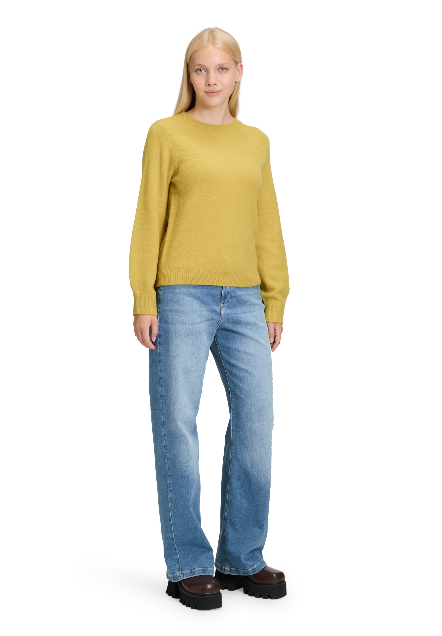 Cartoon Strickpullover »Strickpullover mit Rundhalsausschnitt«