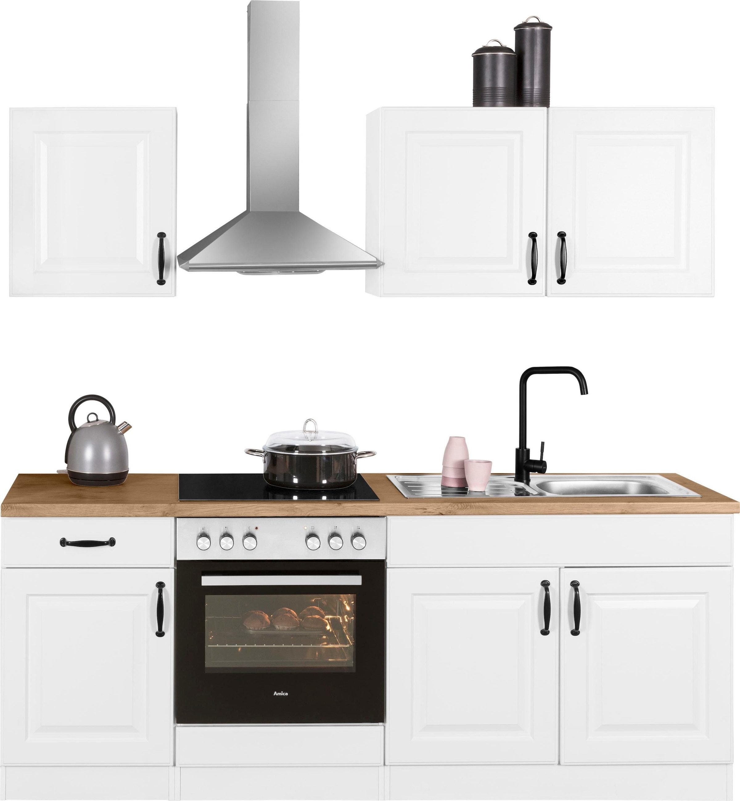 Küchenzeile Küchen Raten auf kaufen 210 E-Geräte, wiho »Erla«, ohne Breite cm