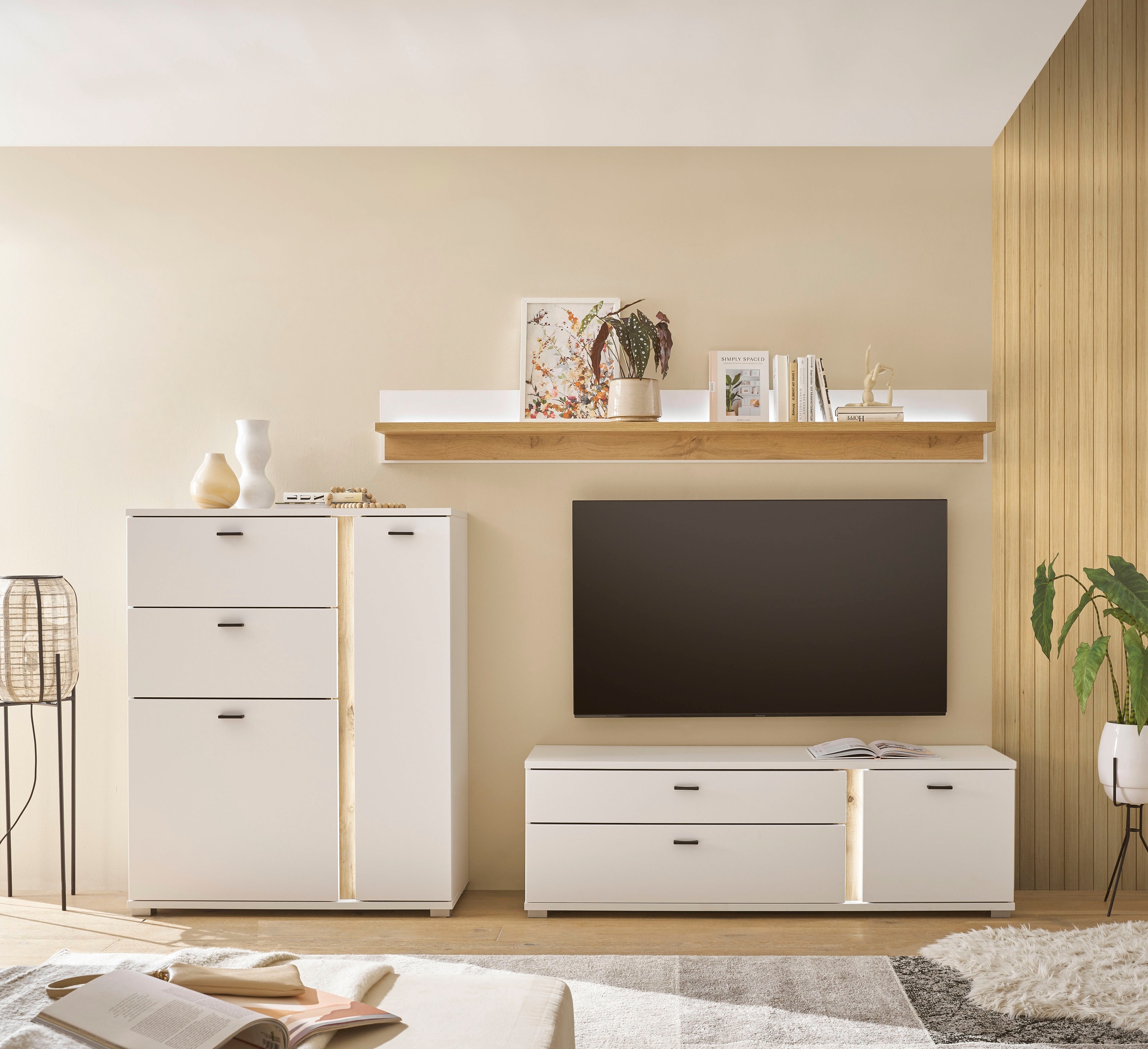 Home affaire Wohnwand »LONG ISLAND« Set, 3 Stk. tlg.