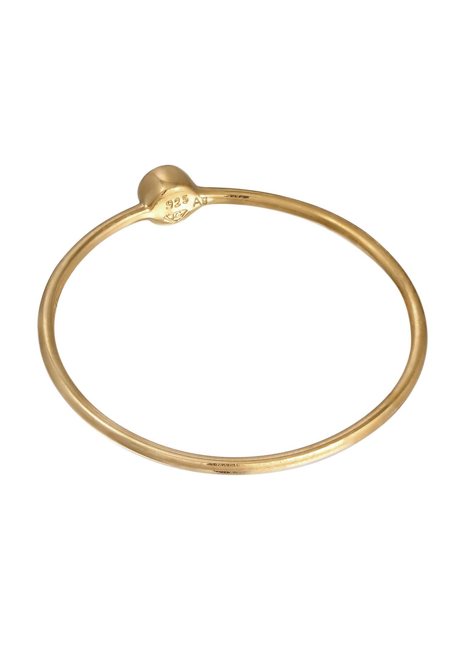 Elli Silberring »Ring Stacking Kristalle 925 Silber Vergoldet«