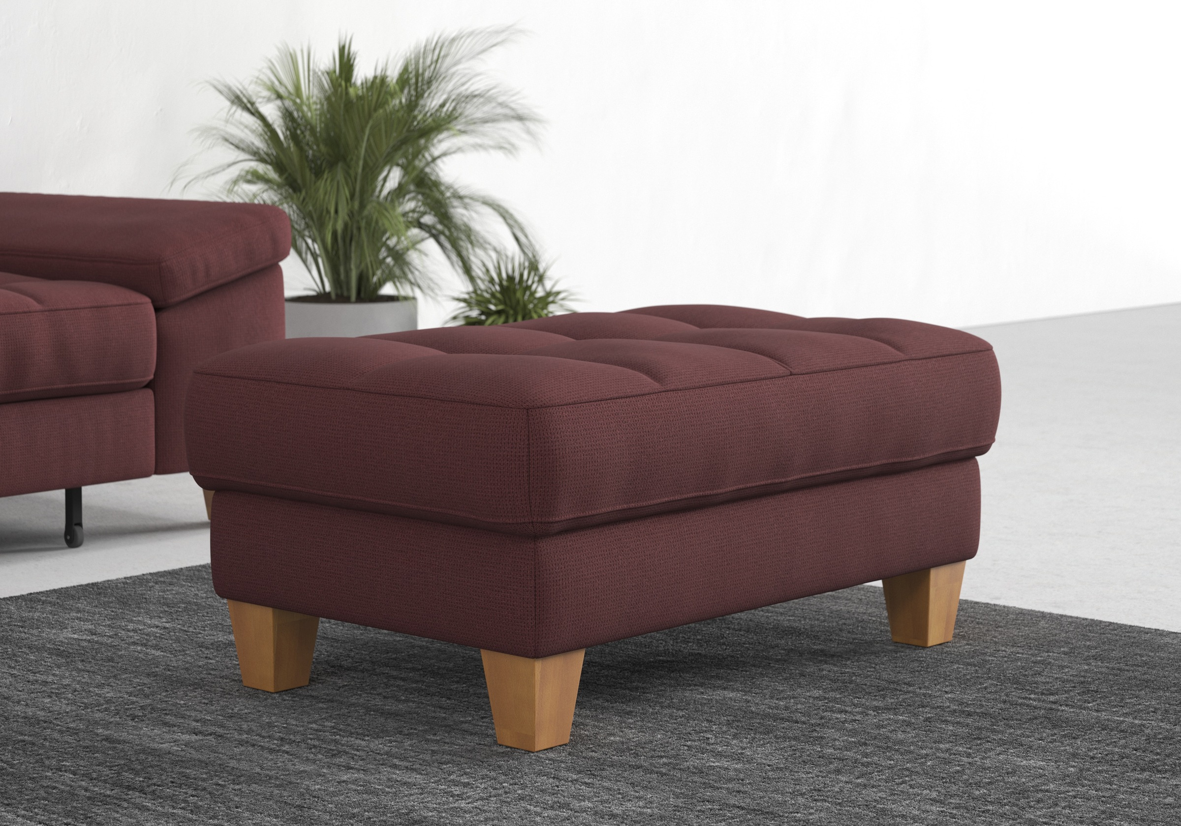 sit&more Stauraumhocker »Westham«, wahlewise mit/ohne Federkern