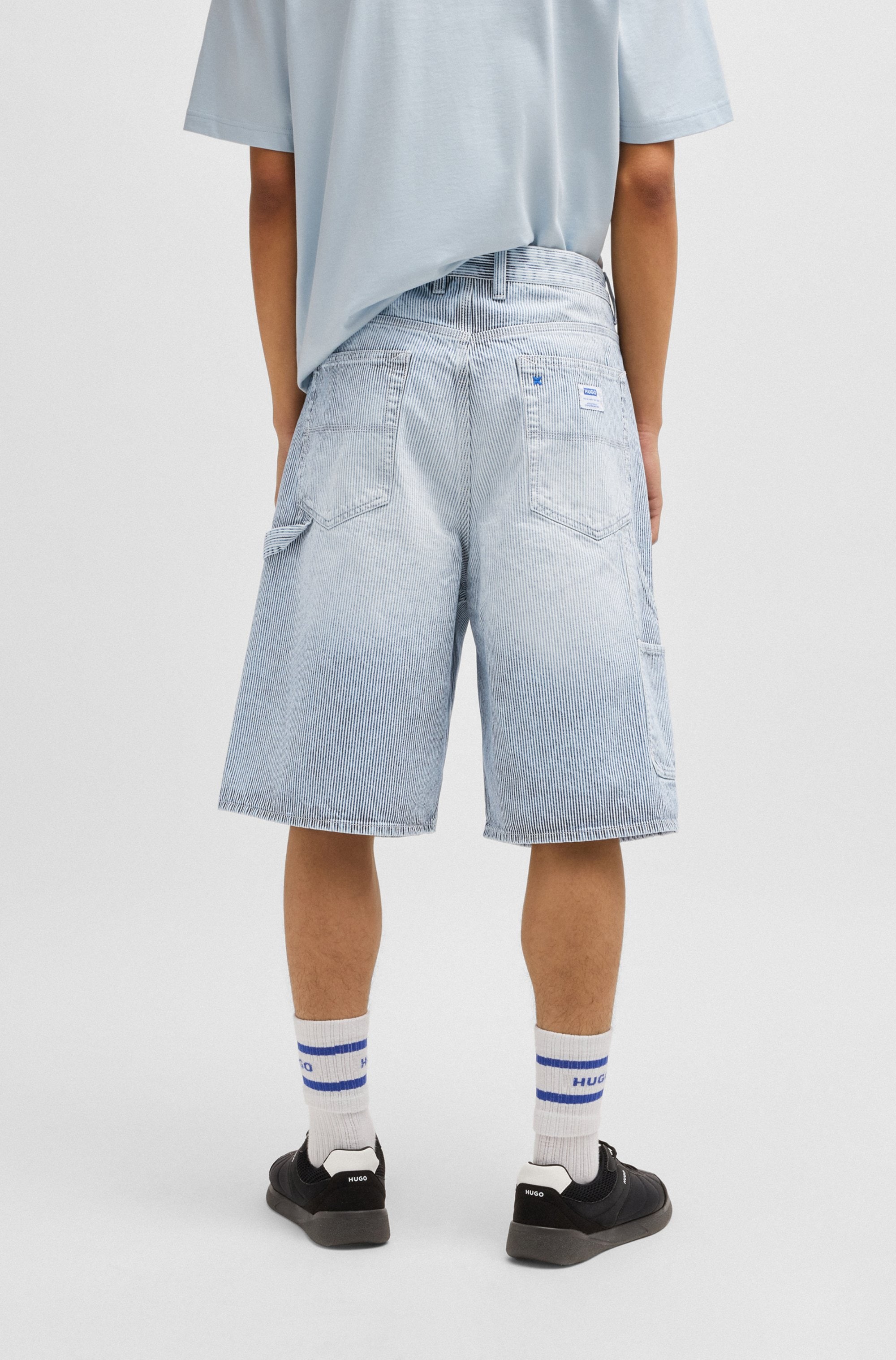 HUGO Blue Shorts »Aman«, mit kontrastfarbenen Details