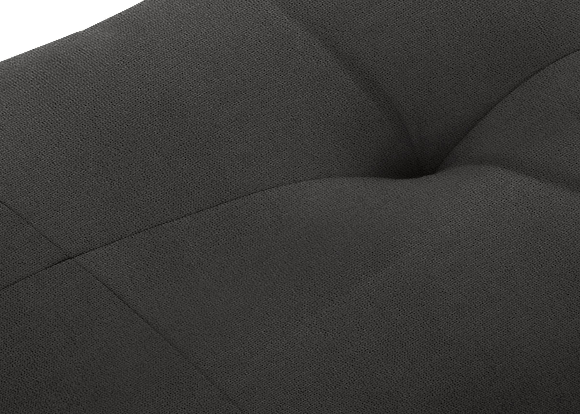W.SCHILLIG Hocker »softy«, mit dekorativer Heftung im Sitz, Füße Chrom glänzend