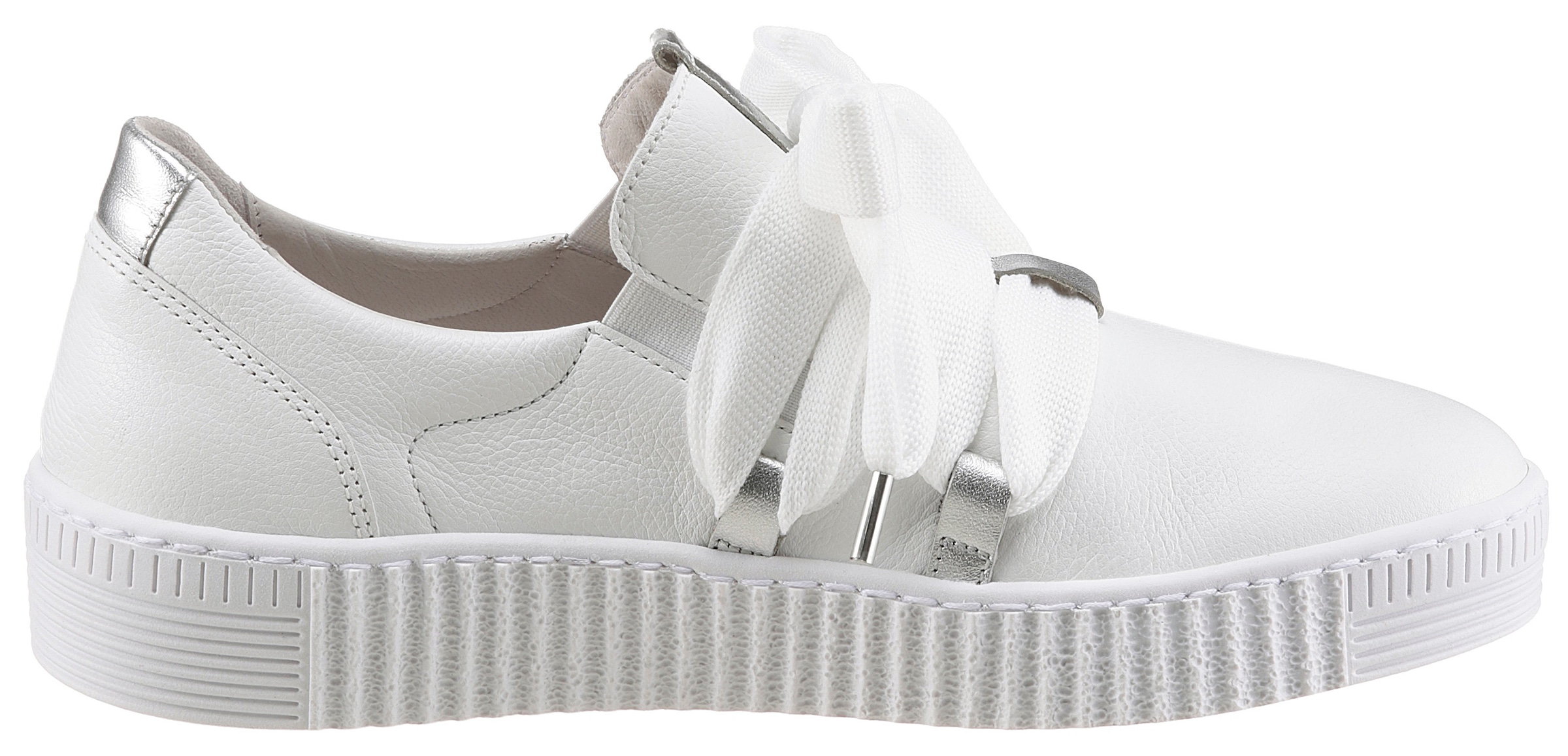 Gabor Slip-On Sneaker mit aufgesetzter Schnürung