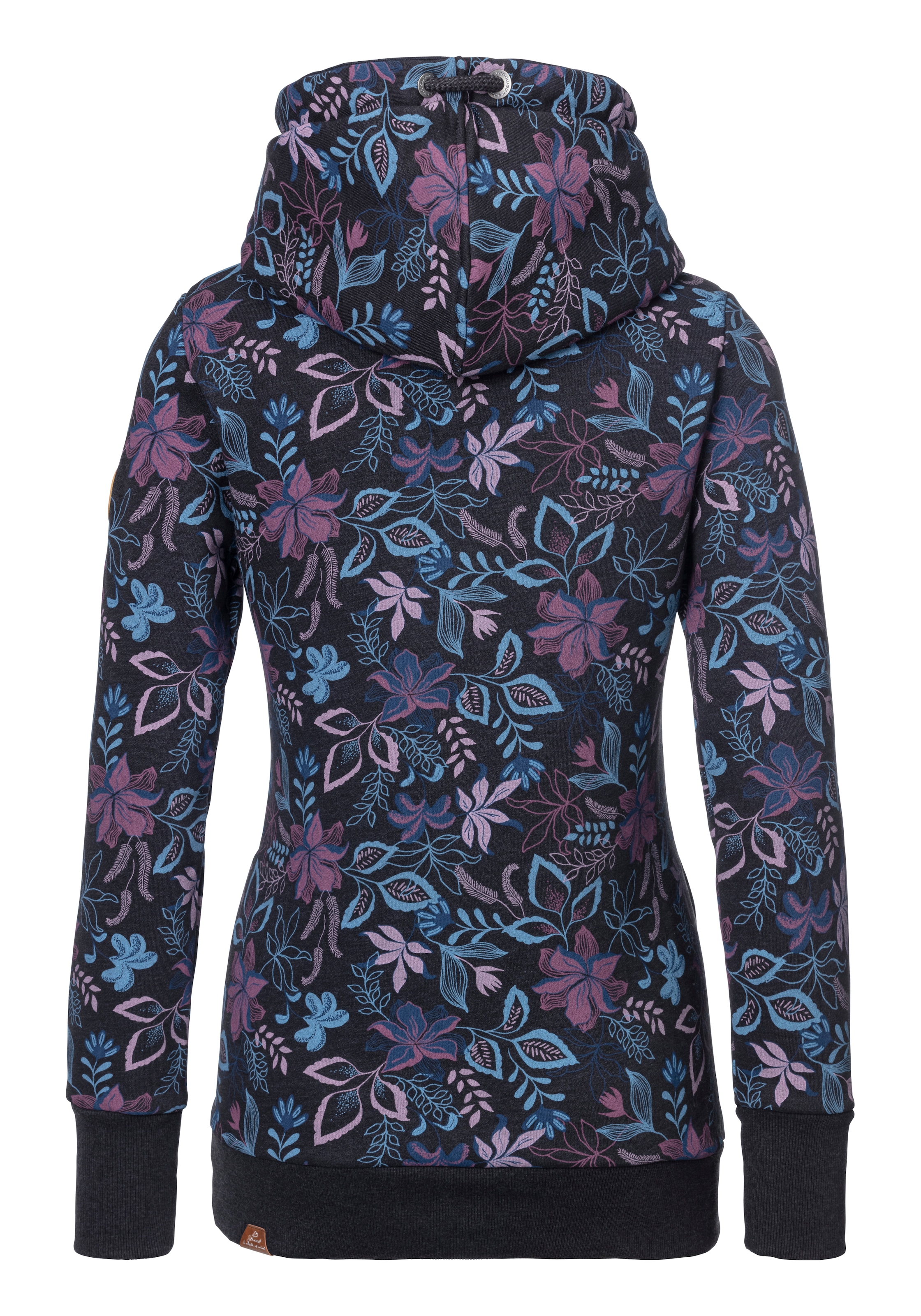 Ragwear Kapuzensweatshirt »GRIPY FLOWERS O«, Hoodie mit floralem All Over-Druck