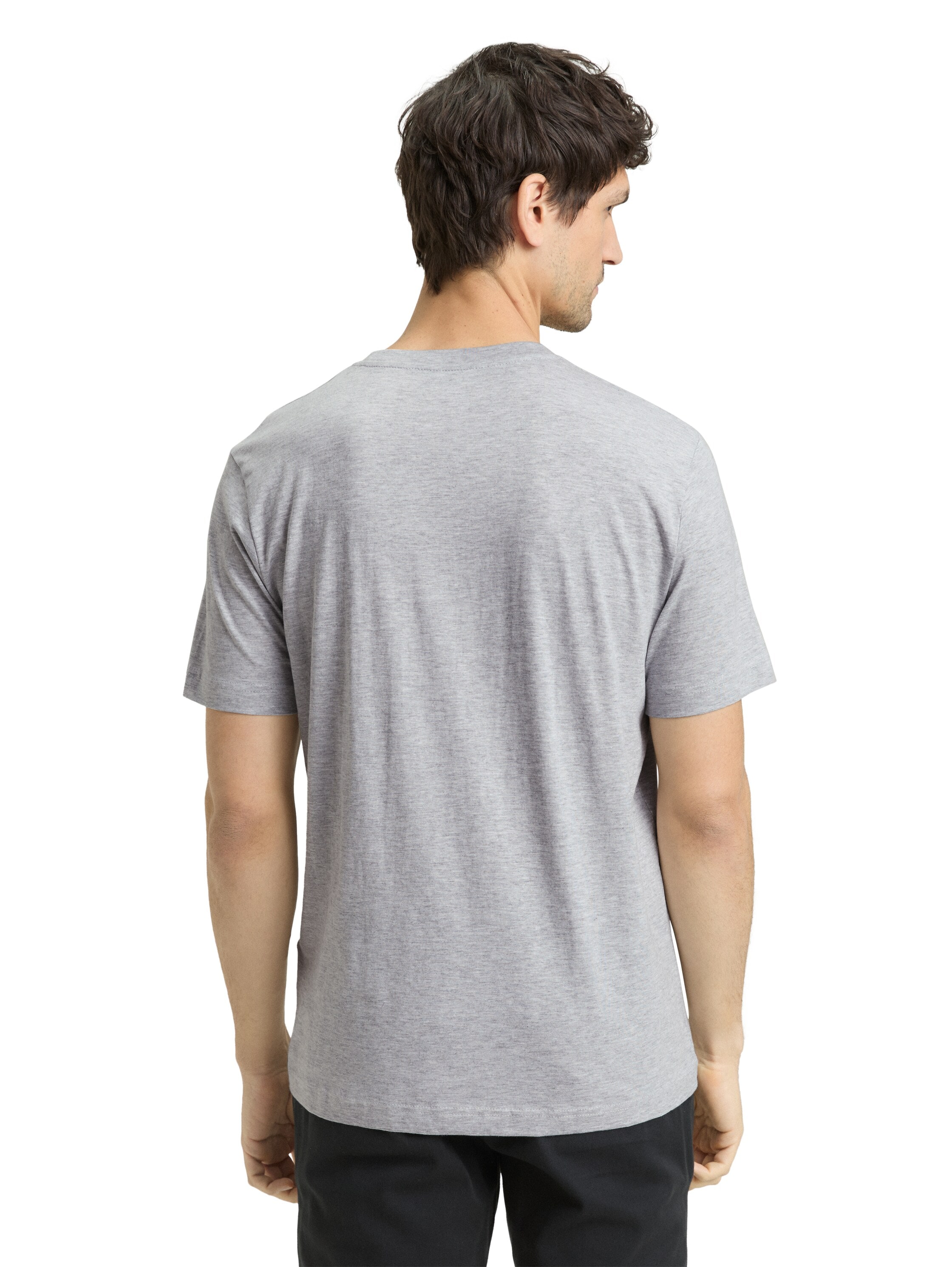 TOM TAILOR T-Shirt Packung, 2 tlg. mit Logo Print