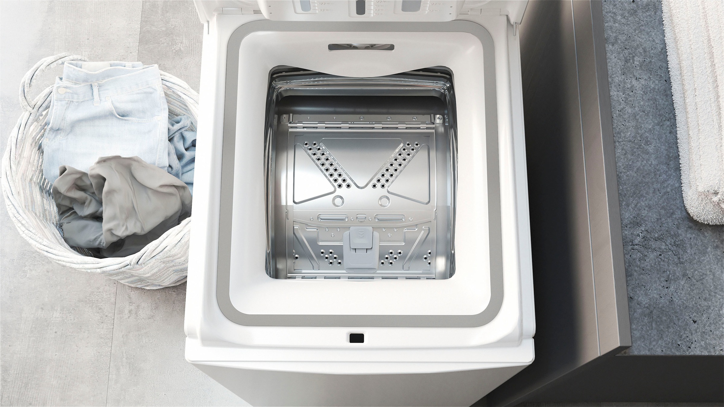 BAUKNECHT Waschmaschine Toplader »WAT Prime WAT kg, U/min 55 Jahren XXL 55 3 1100 L3, mit Garantie L3«, Prime 5,5