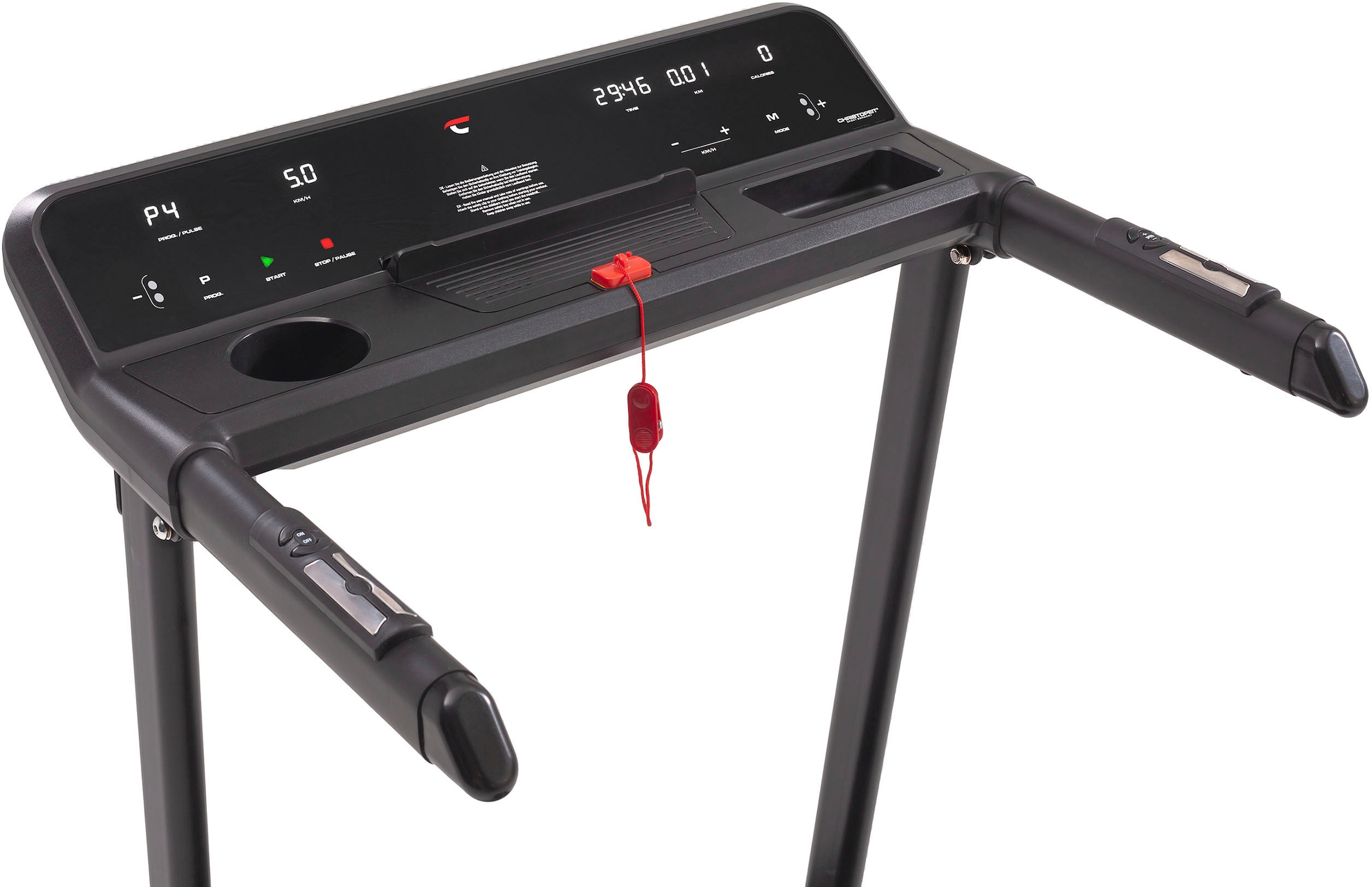 Christopeit Sport® Laufband »CS 4000 mit Gestensteuerung«, (mit Ausklappautomatik Soft-Drop-System und Tablet-Halterung), bis max. 12 km/h, klappbar