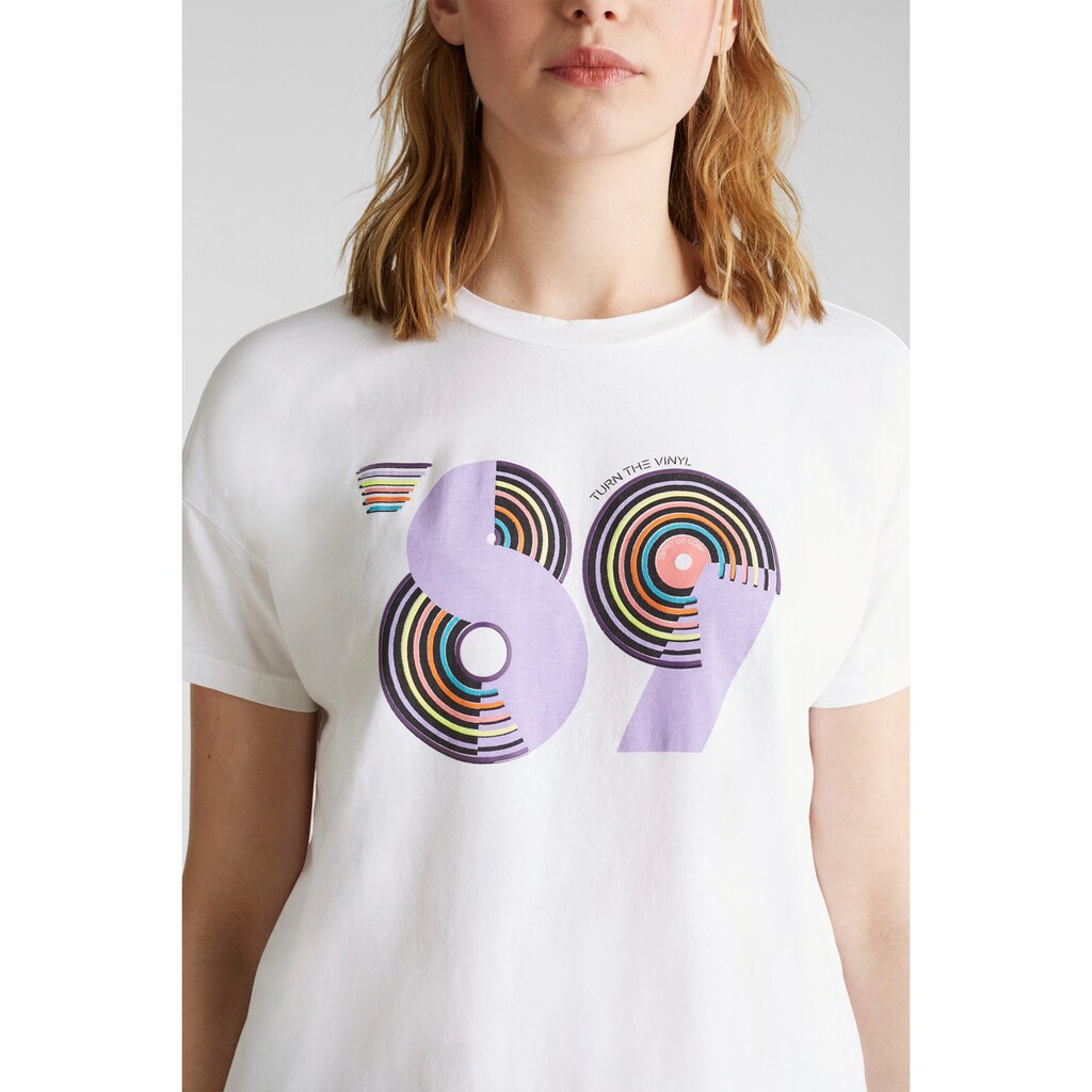 edc by Esprit T-Shirt, mit tollem Retro-Frontprint