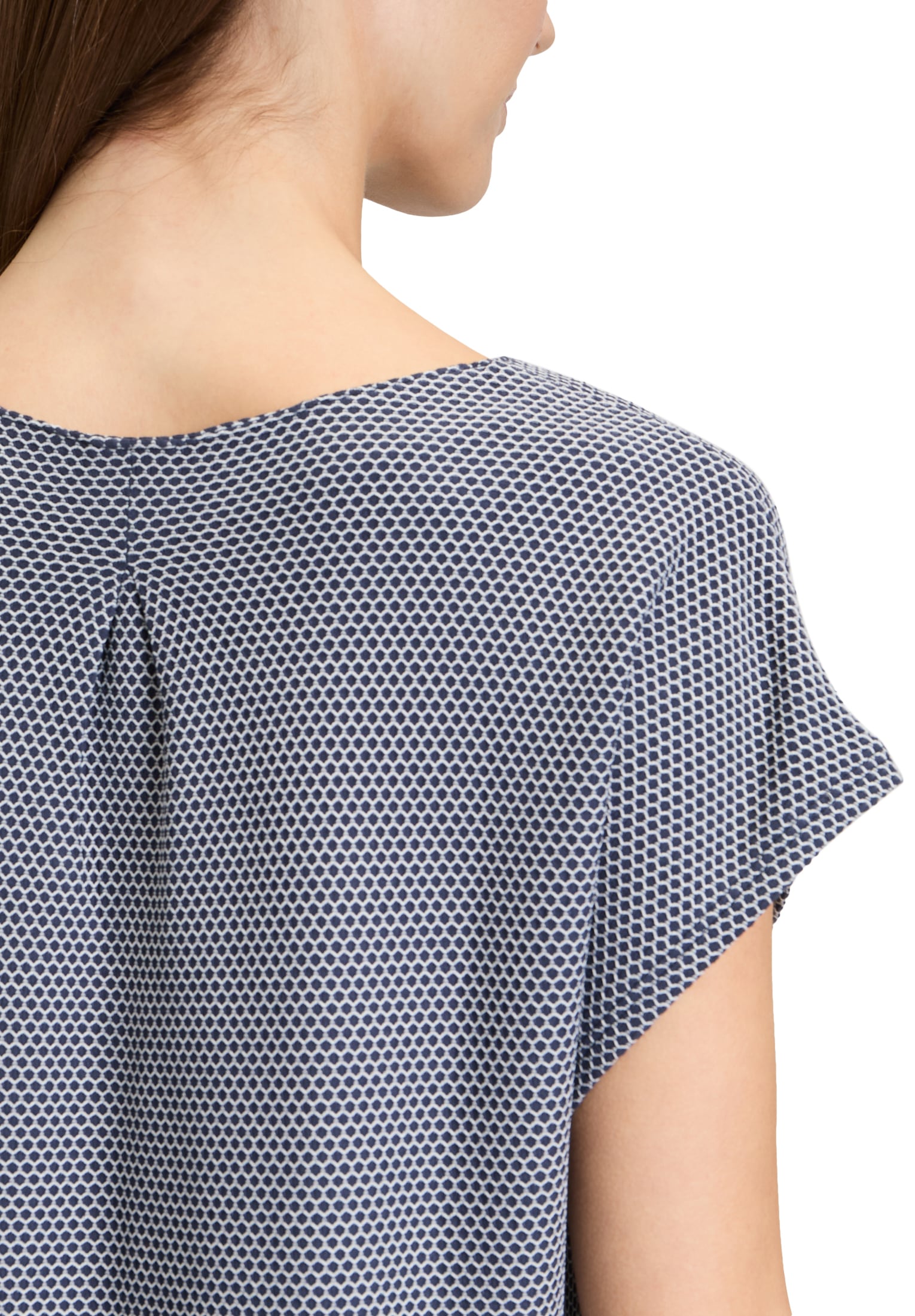 Betty&Co Kurzarmshirt »Casual-Shirt mit Struktur«