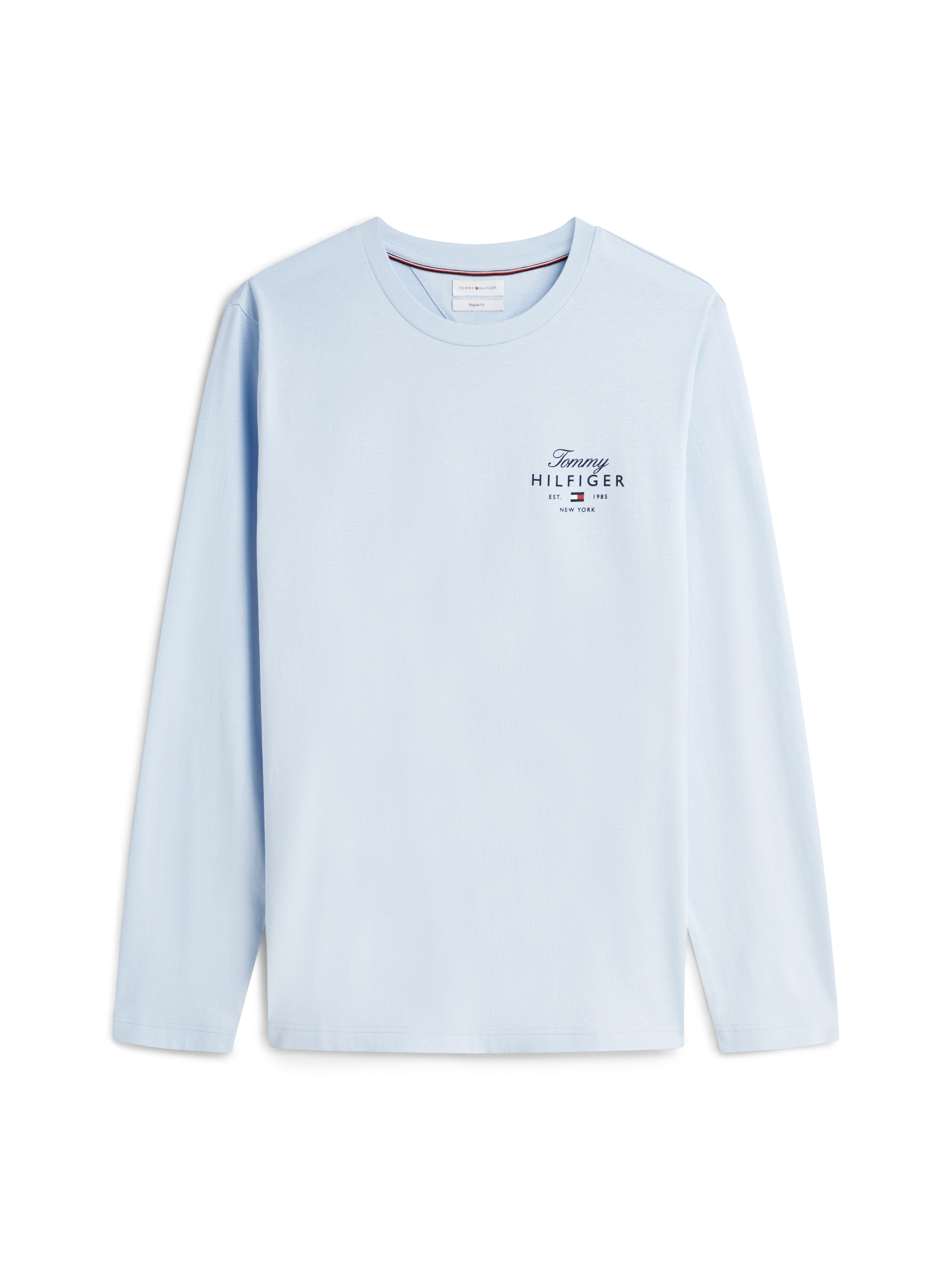 Tommy Hilfiger Langarmshirt »SCRIPT STACK LS REGULAR TEE«