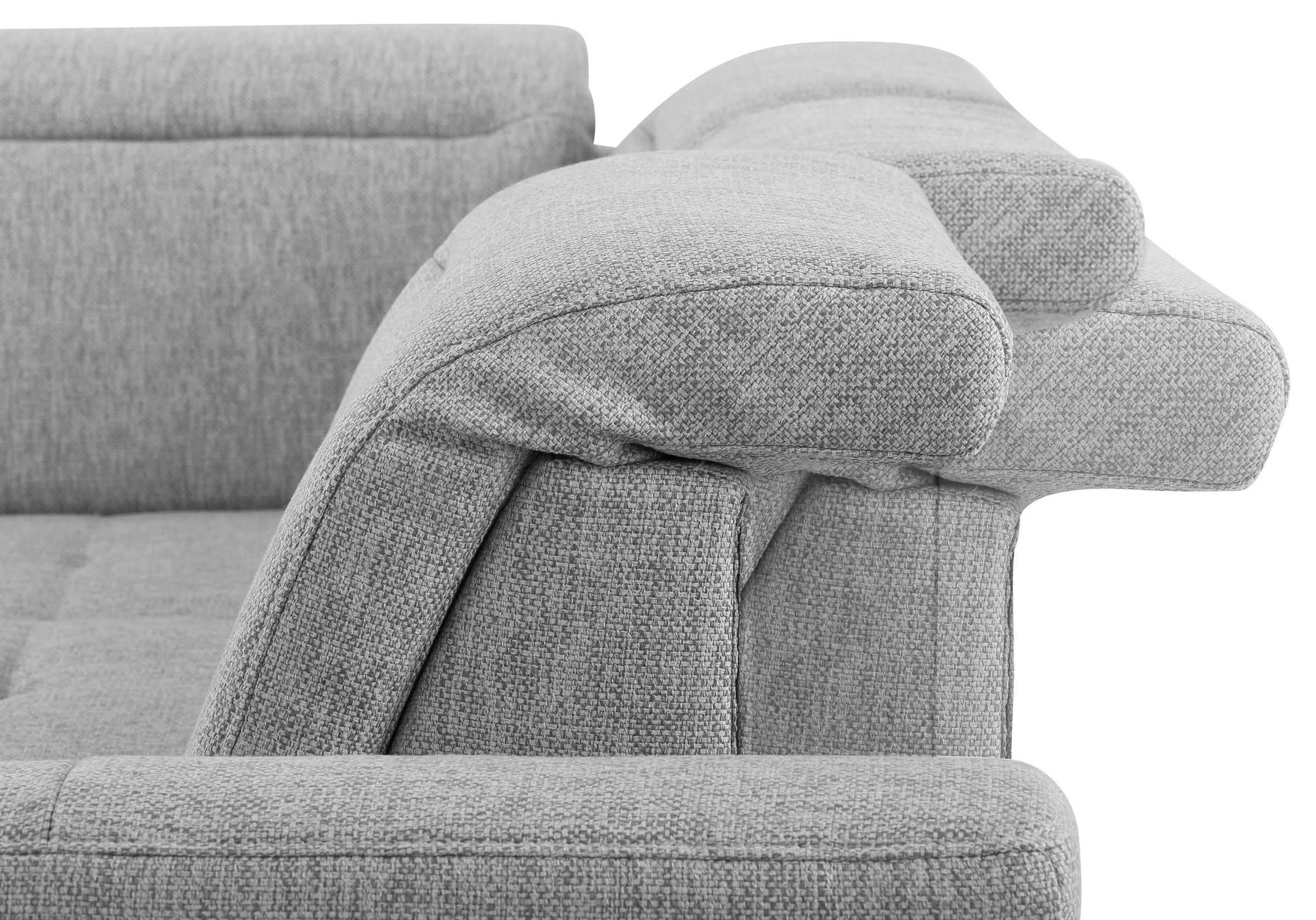 Home affaire Ecksofa »Solvei L-Form«, wahlweise auch mit Kopfteilverstellung und Bettfunktion, Federkern