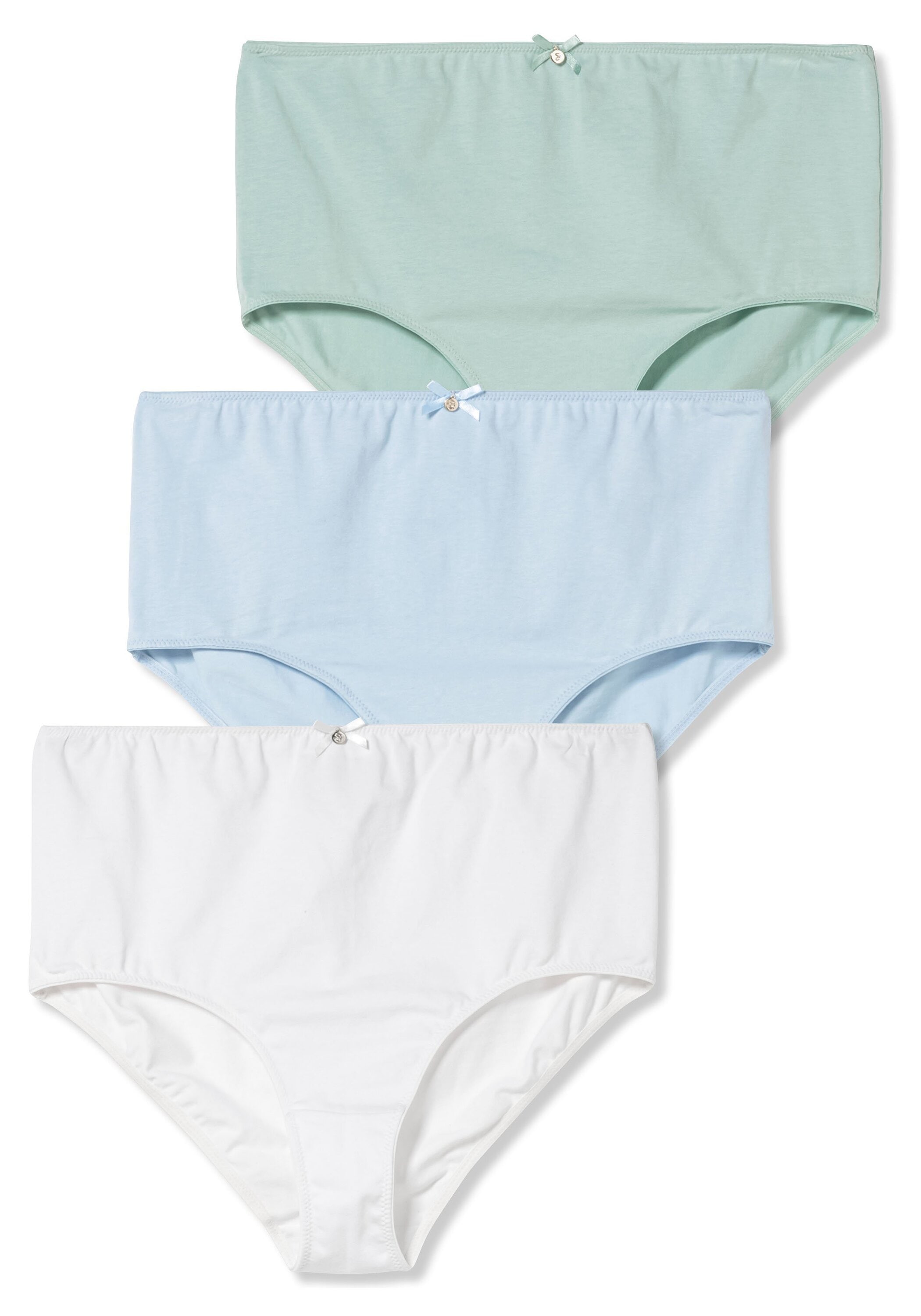 Sheego High-Waist-Slip »Dreierpack Taillenslips im 3er-Pack,mit Zierschleife vorn«