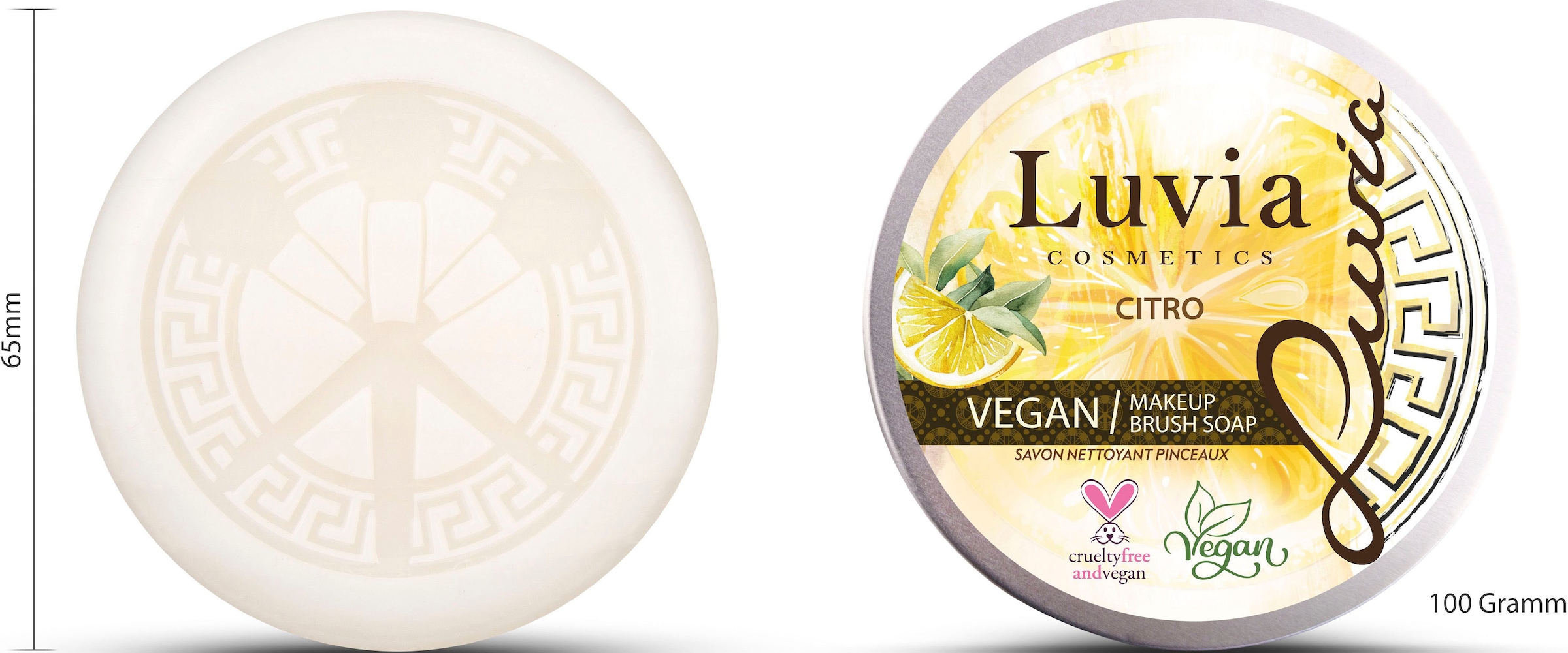 Luvia Cosmetics Pinselseife »The Essential Brush Soap«, vegan