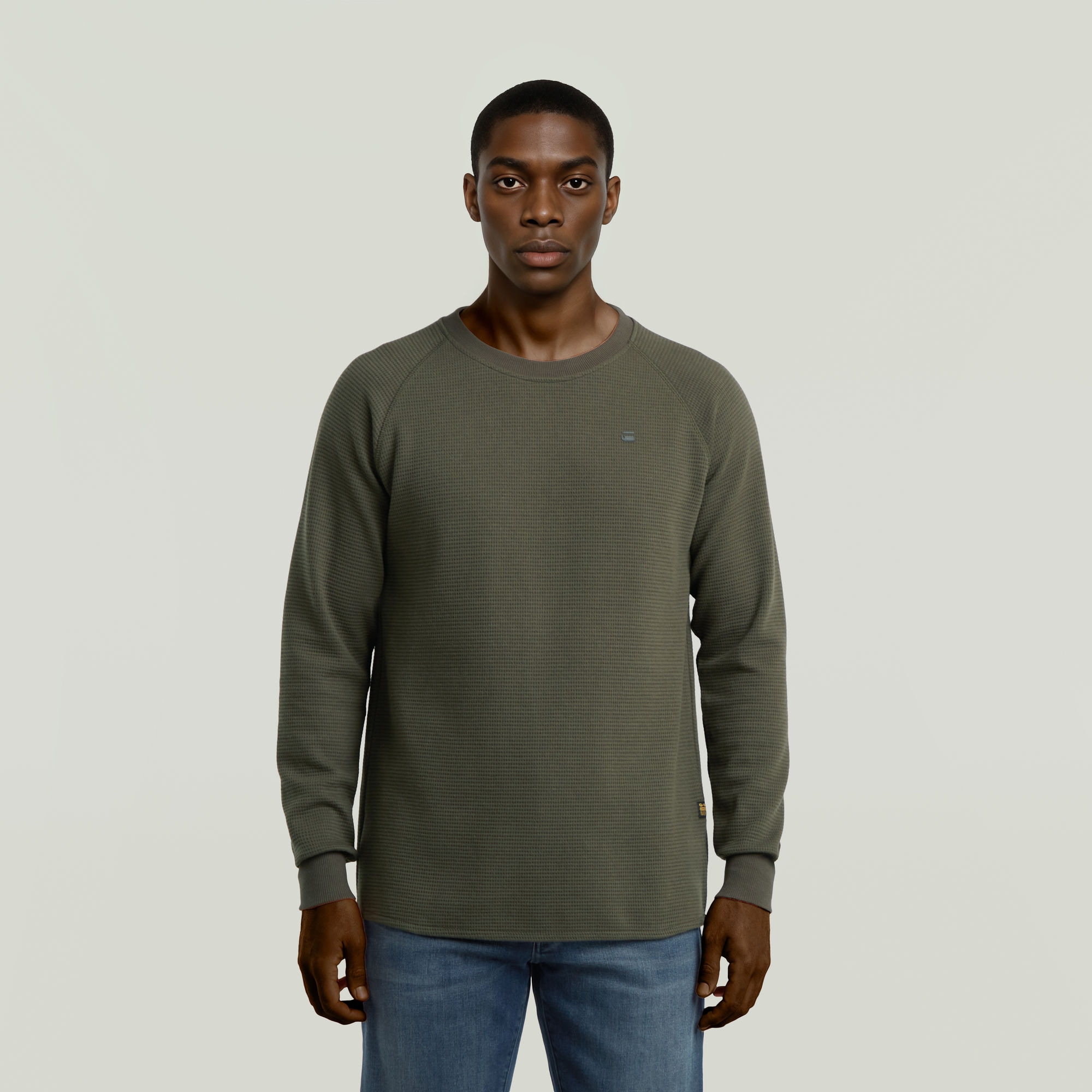 G-STAR Sweater »Jirgi«, mit Label-Detail auf der Brust
