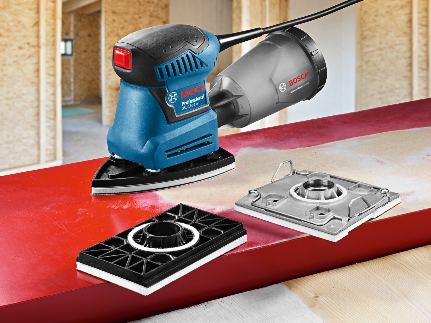 Bosch Professional Schwingschleifer »»GSS 160 Multi«« L-BOXX 136 mit umfangreichem Zubehör