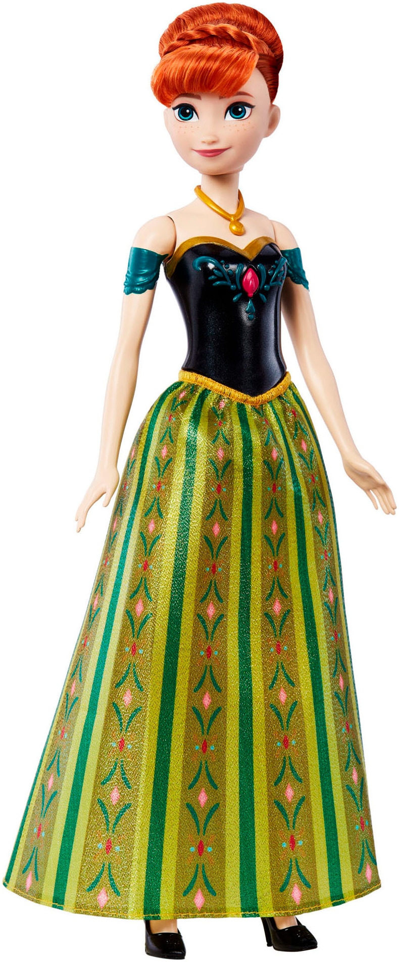 Mattel® Anziehpuppe »Disney Die Eiskönigin Singende Puppe Anna (D, I, E, F)«