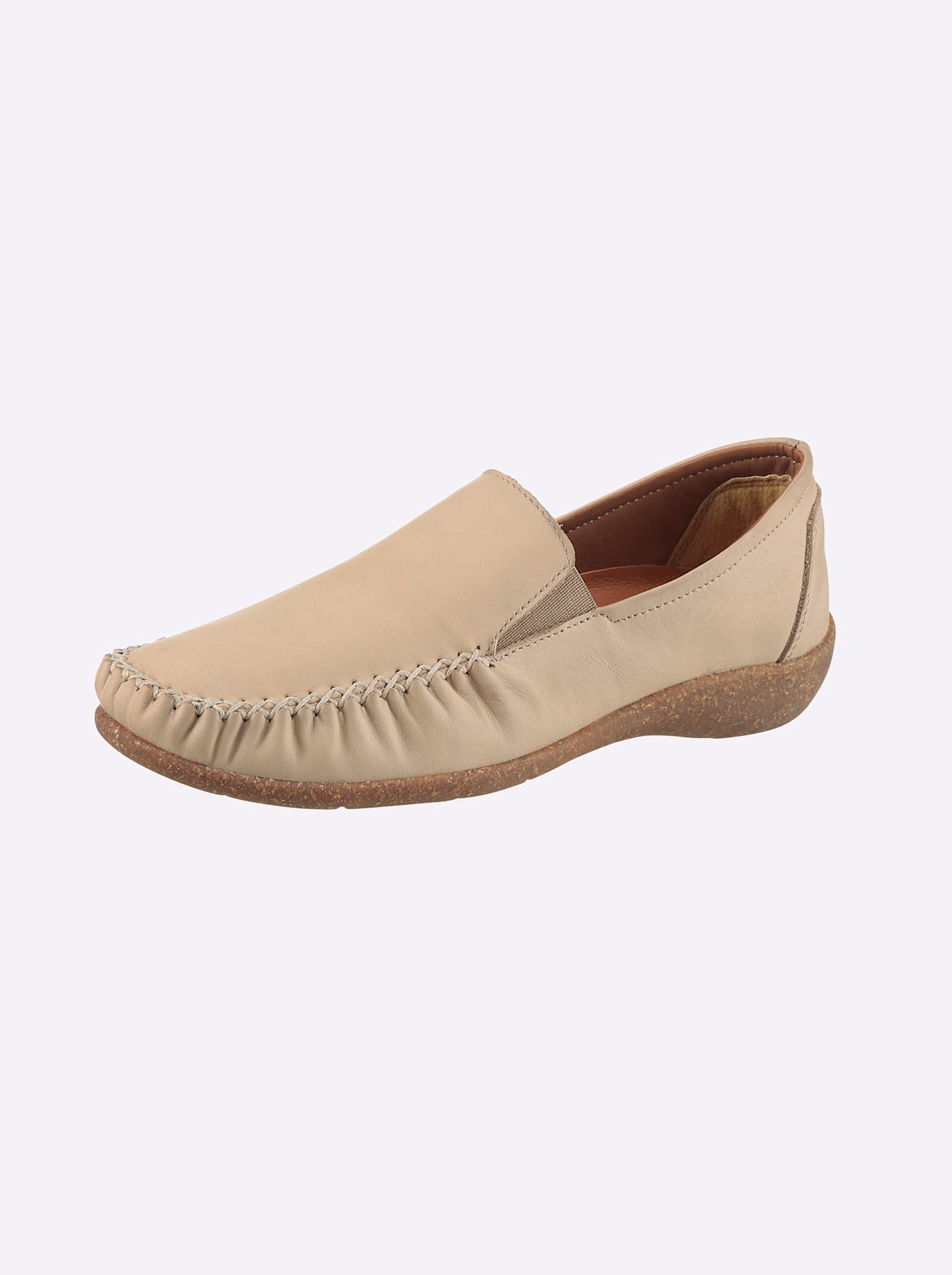 Loretta, Damen, Slipper, sand, 41, sand, Weite G