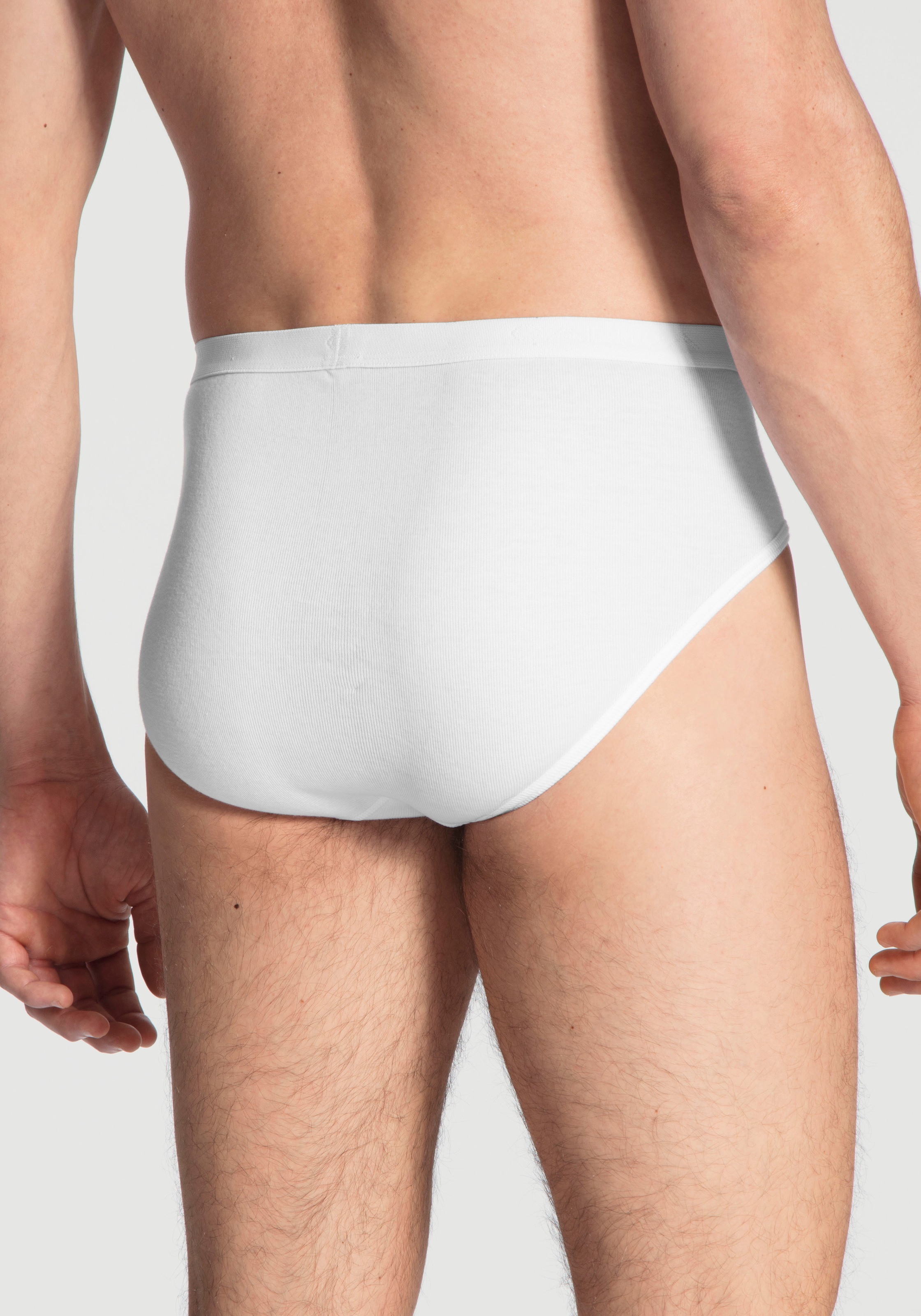 CALIDA Midislip »Cotton 1:1«, mit Softgummi-Logobund