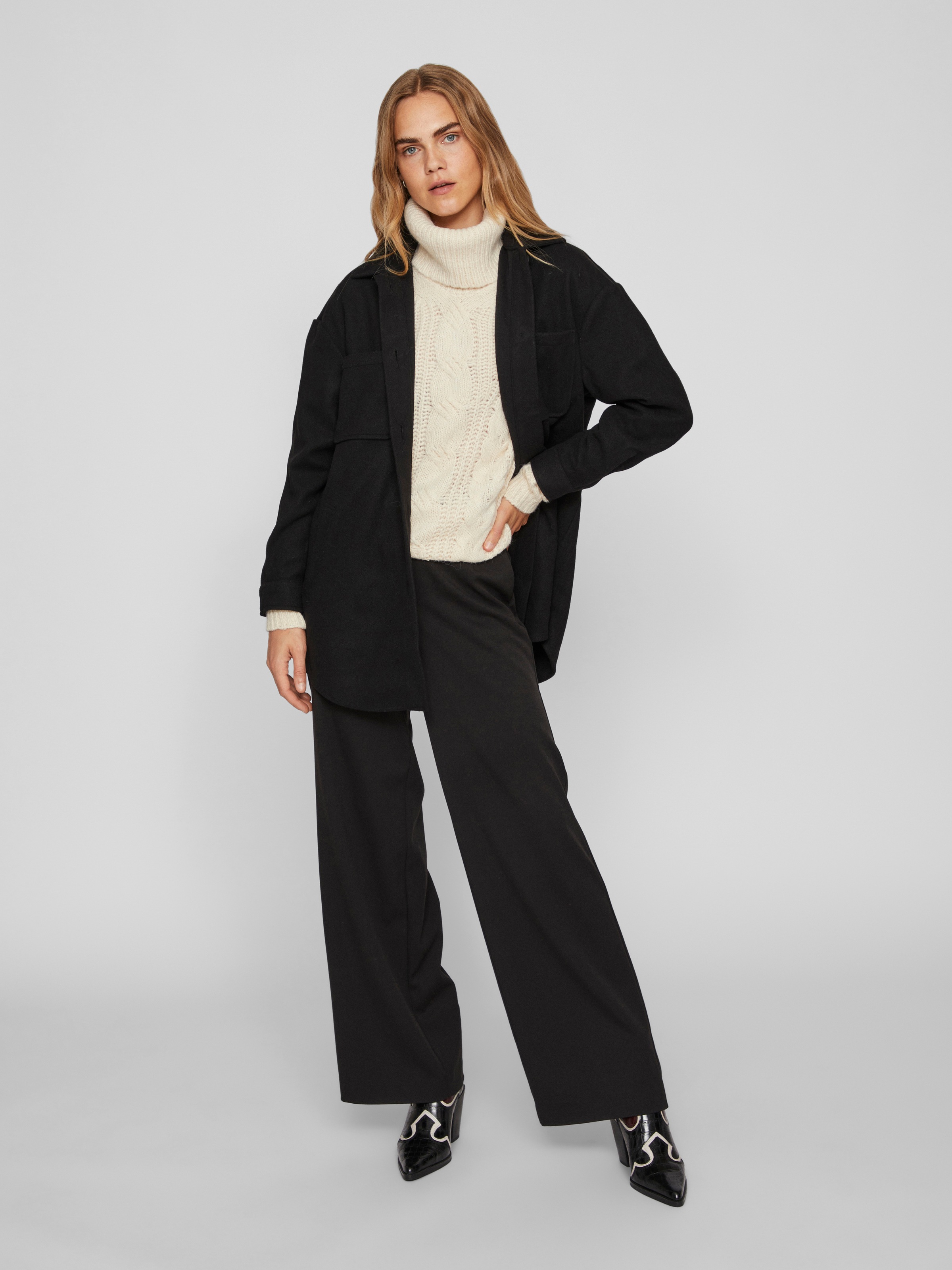 Vila Hemdjacke »VIKIMMI SHIRT L/S JACKET - NOOS«