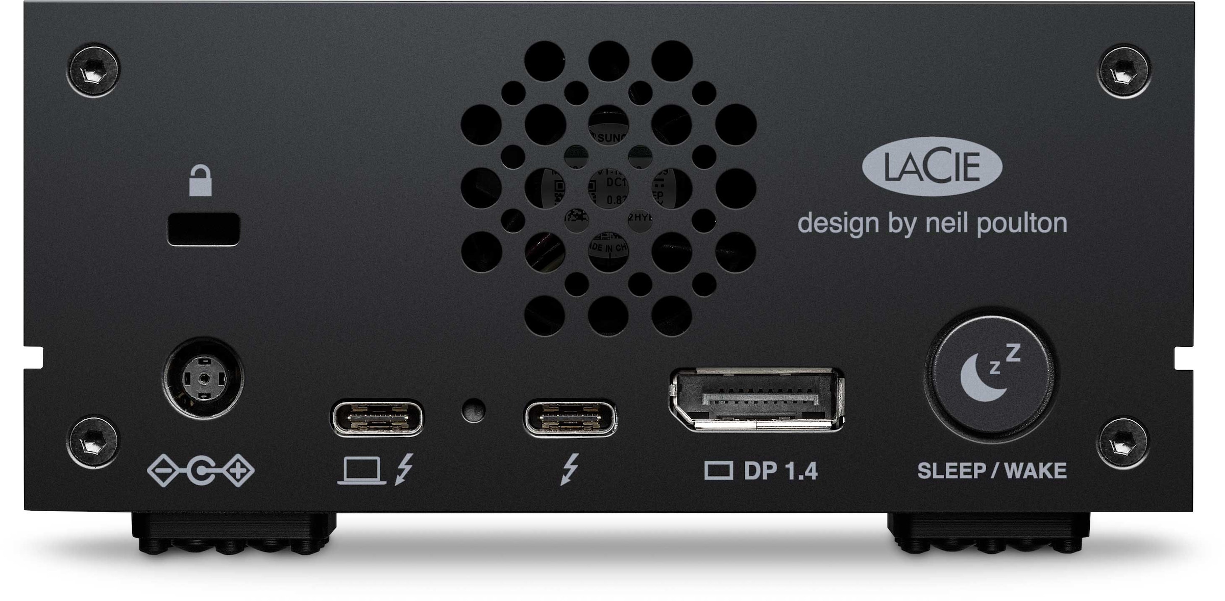 LaCie HDD-NAS-Festplatte »1big Dock« 16 TB Anschluss DisplayPort | SD-/CF-Kartensteckplätze | Thunderbolt 3 | USB