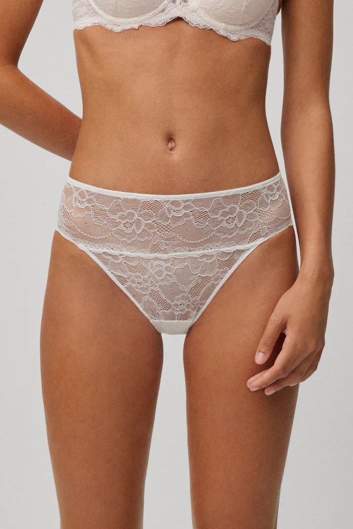 YSABEL MORA Midislip 3er Pack,  leicht, weich, zarte Spitze