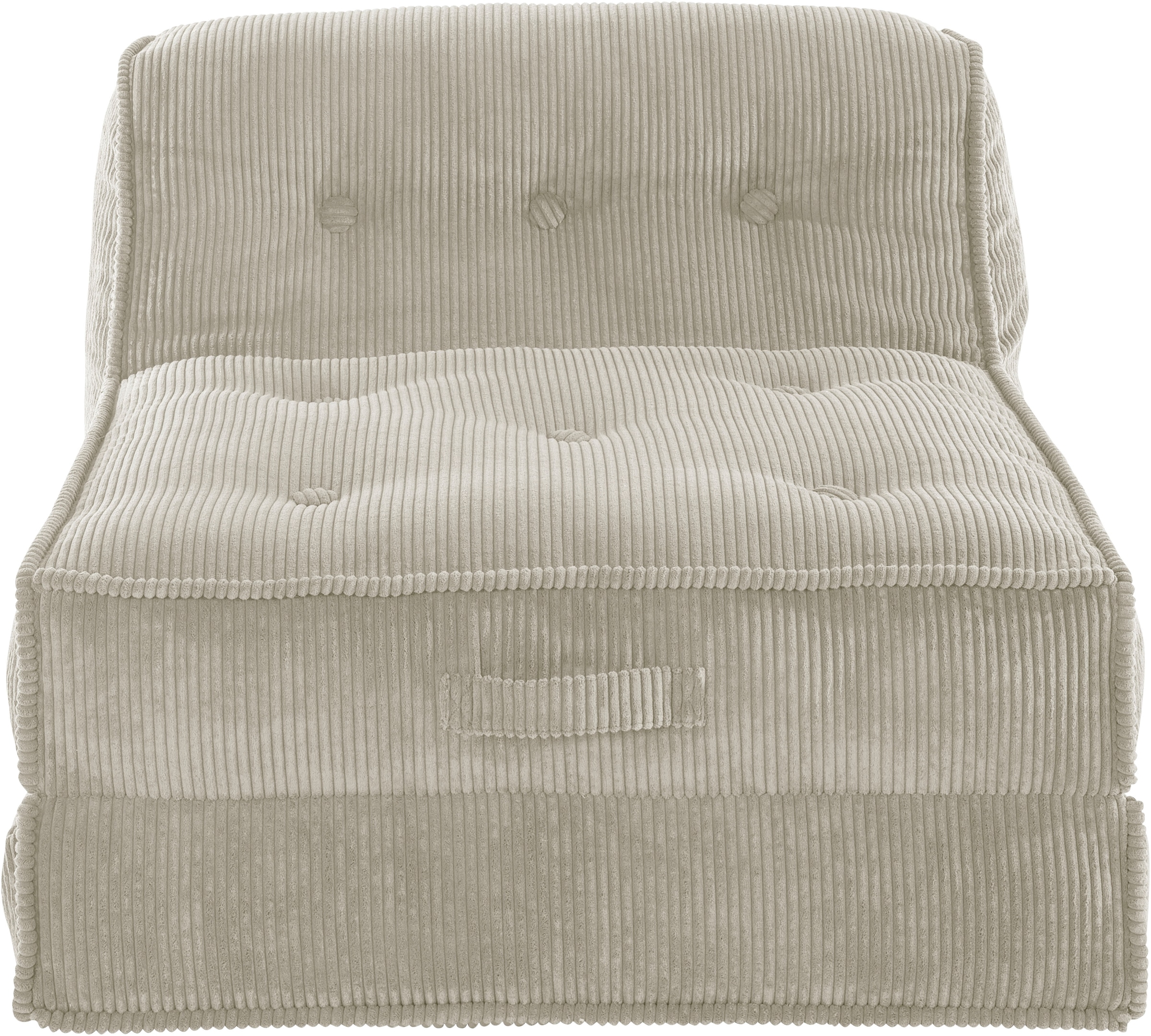 Pouf-Funktion. Loungesessel in INOSIGN 2 Cord, kaufen Sessel aus mit Raten »Pia«, Größen, auf Schlaffunktion,
