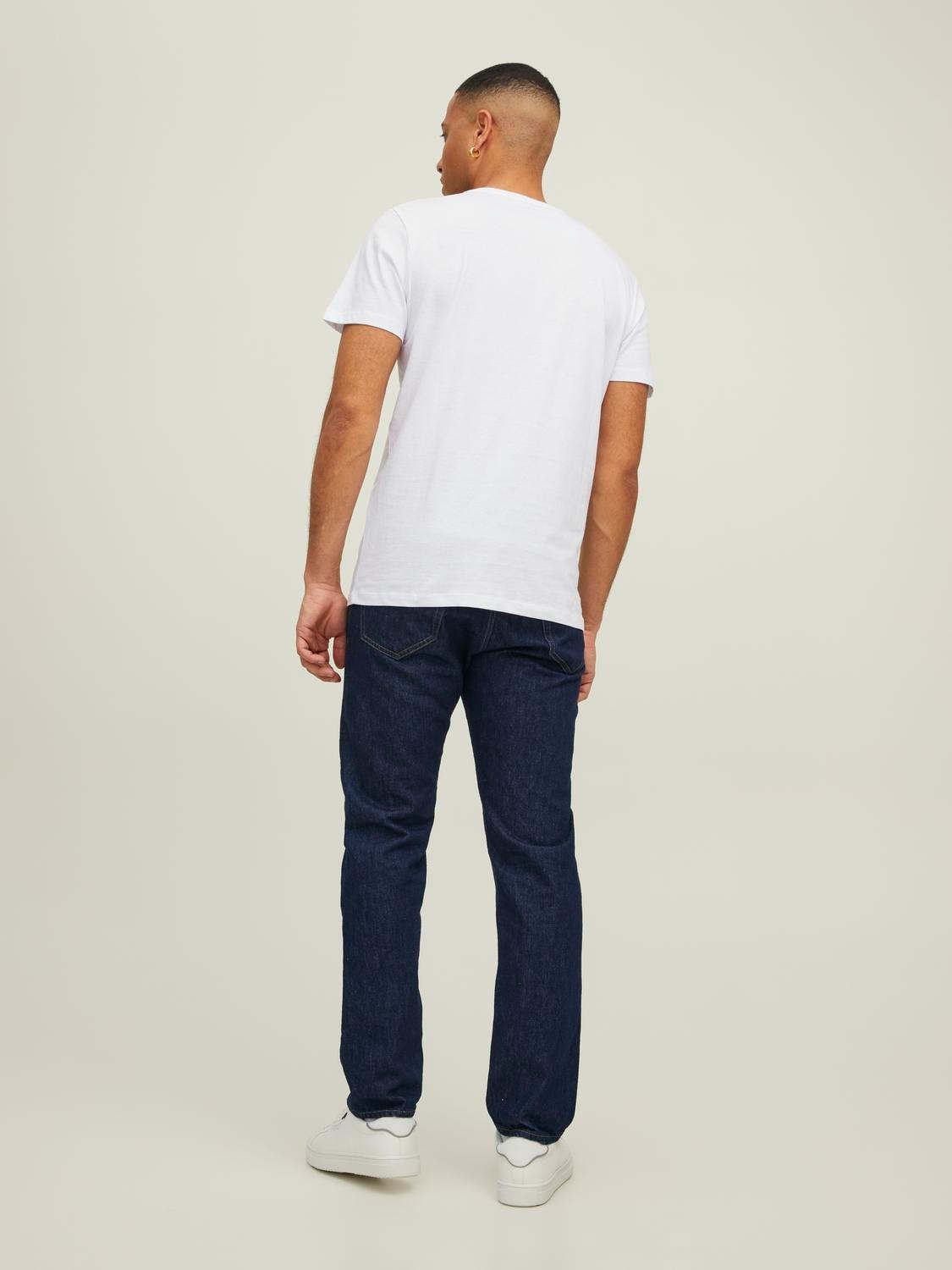 Jack & Jones Rundhalsshirt »JJETHAN TEE SS CREW NECK 3PK MP NOOS«