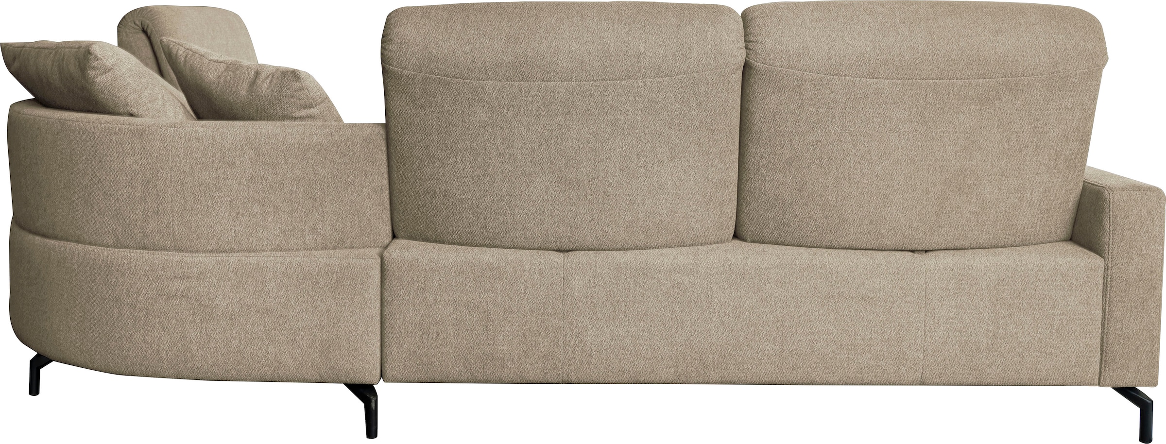 alina Ecksofa »Louis« Breite 260 cm, Rückenlehnenverstellung, wahlweise mit Bettfunktion