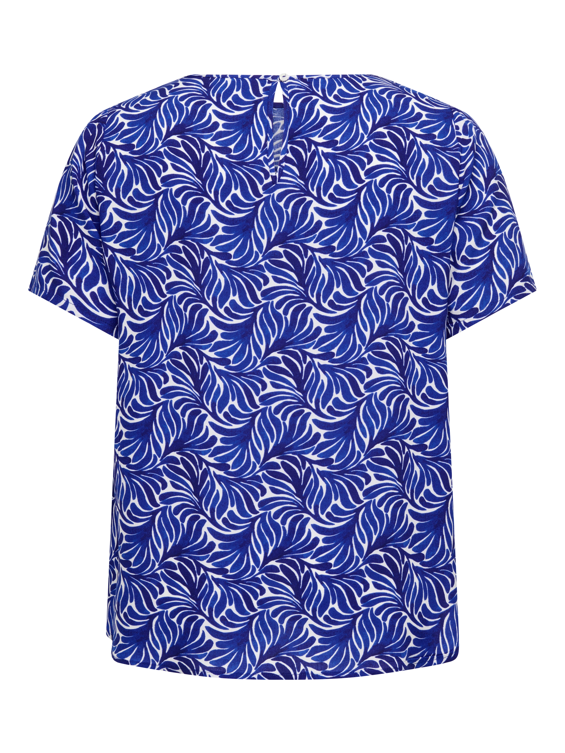 ONLY CARMAKOMA Shirtbluse »CARVICO LIFE S/S TOP VIS WVN« Viskose, regular fit