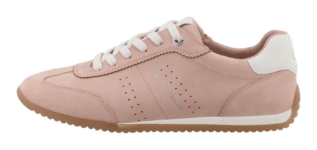 TOM TAILOR Sneaker »Cathrine«  Freizeitschuh, Halbschuh, Schnürschuh mit Kontrastbesatz