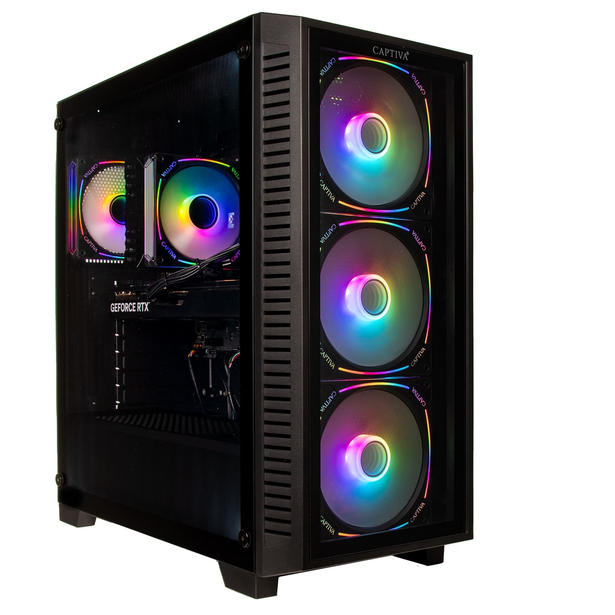 CAPTIVA Gaming-PC-Komplettsystem »Advanced Gaming I84-156 TFT Bundle« 60,5 ″ Intel® Core i7 Nvidia 32 GB RAM 1.000 GB SSD