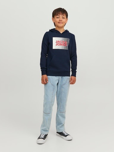 Jack & Jones Junior Kapuzensweatshirt »JJECORP LOGO SWEAT HOOD PLAY NOOS JNR«