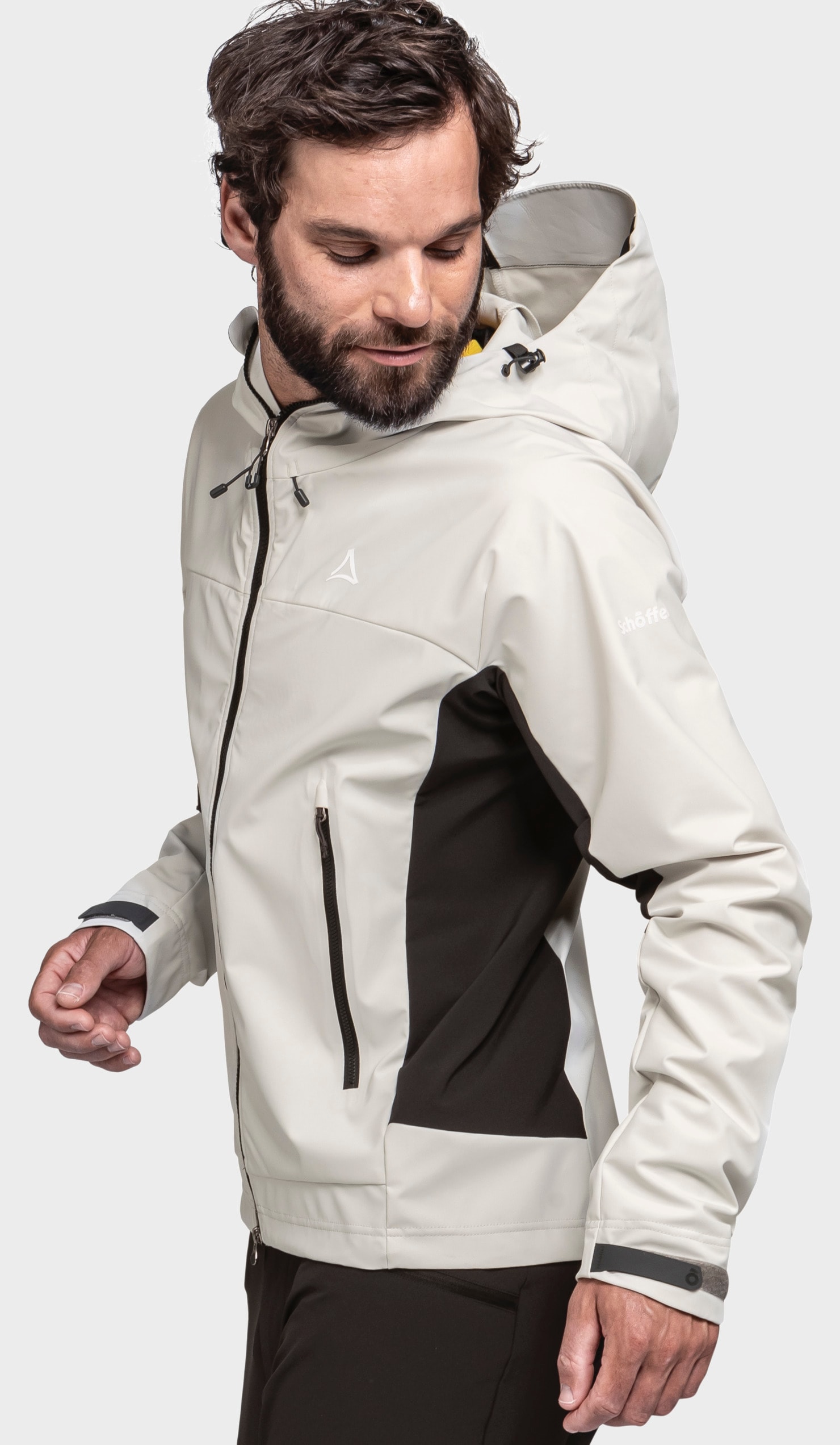 Schöffel Outdoorjacke »Softshell Jk Style Blaueis MNS« mit Kapuze