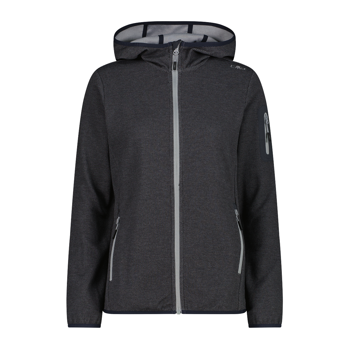 CMP Strickfleecejacke für sportliche Aktivitäten und Outdoor, Übergangsjacke