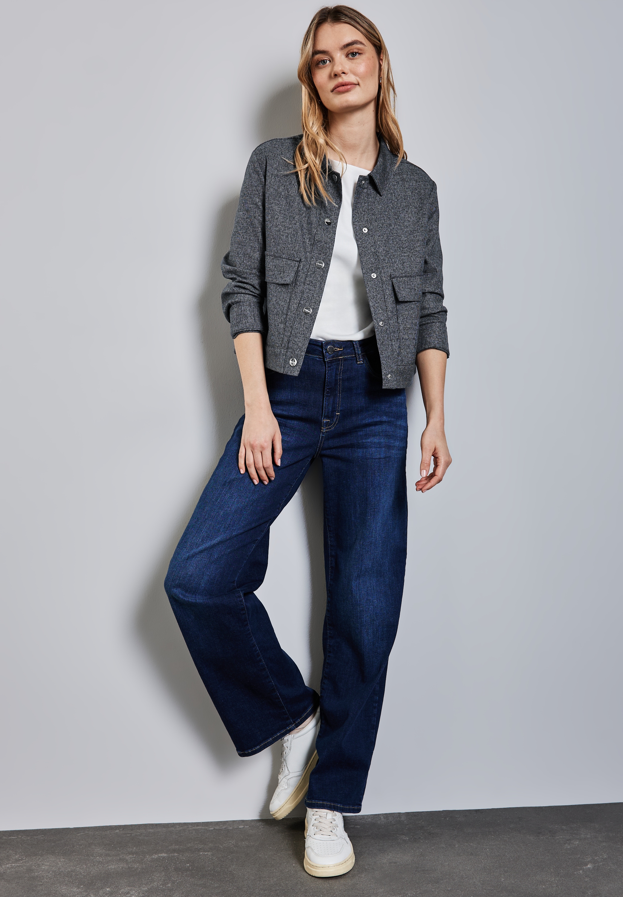 STREET ONE Jackenblazer, in Melange Optik
