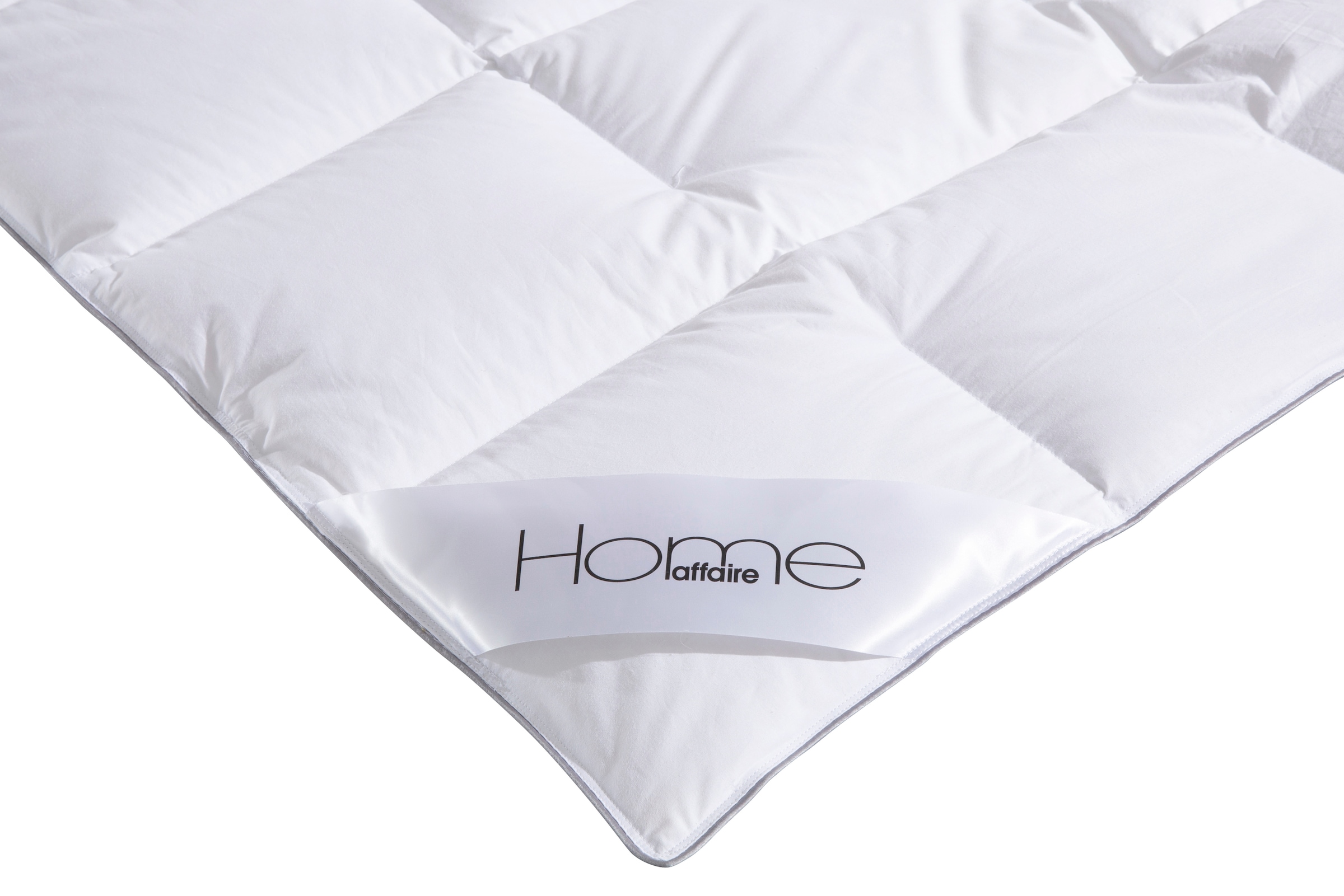 Home affaire Daunenbettdecke »Tamins, Bettdecke 135x200 cm, 155x220 cm, Made in Germany«, normal, Füllung 100% Daunen, Bezug 100% Baumwolle, (1 St.), Sommer, Winter, Decke, Made in Germany, Allergiker geeignet (NOMITE)