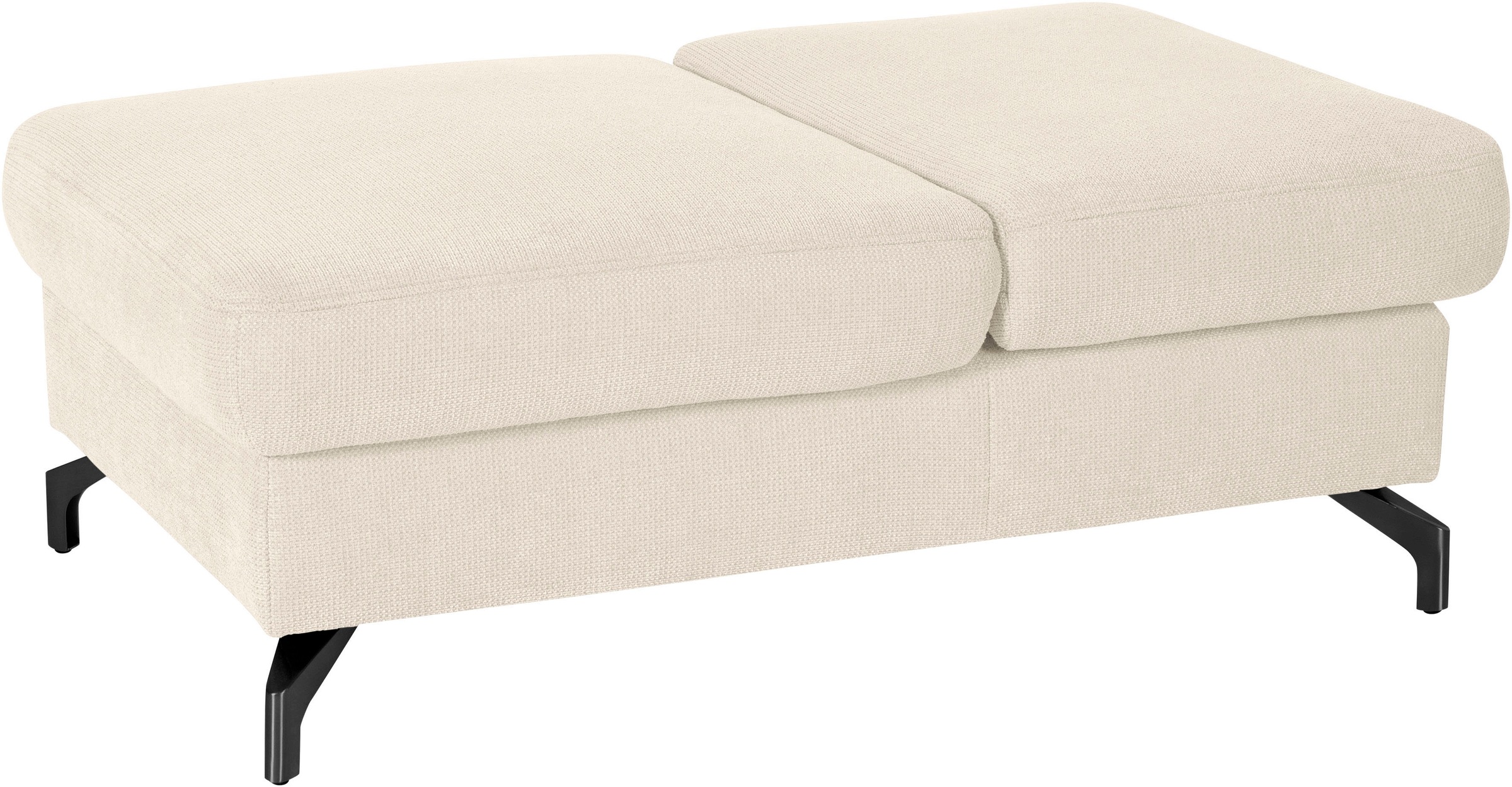 sit&more Hocker »Percy«, Fußhöhe 12 cm, mit Klappfunktion, wahlweise in 2 Fußfarben