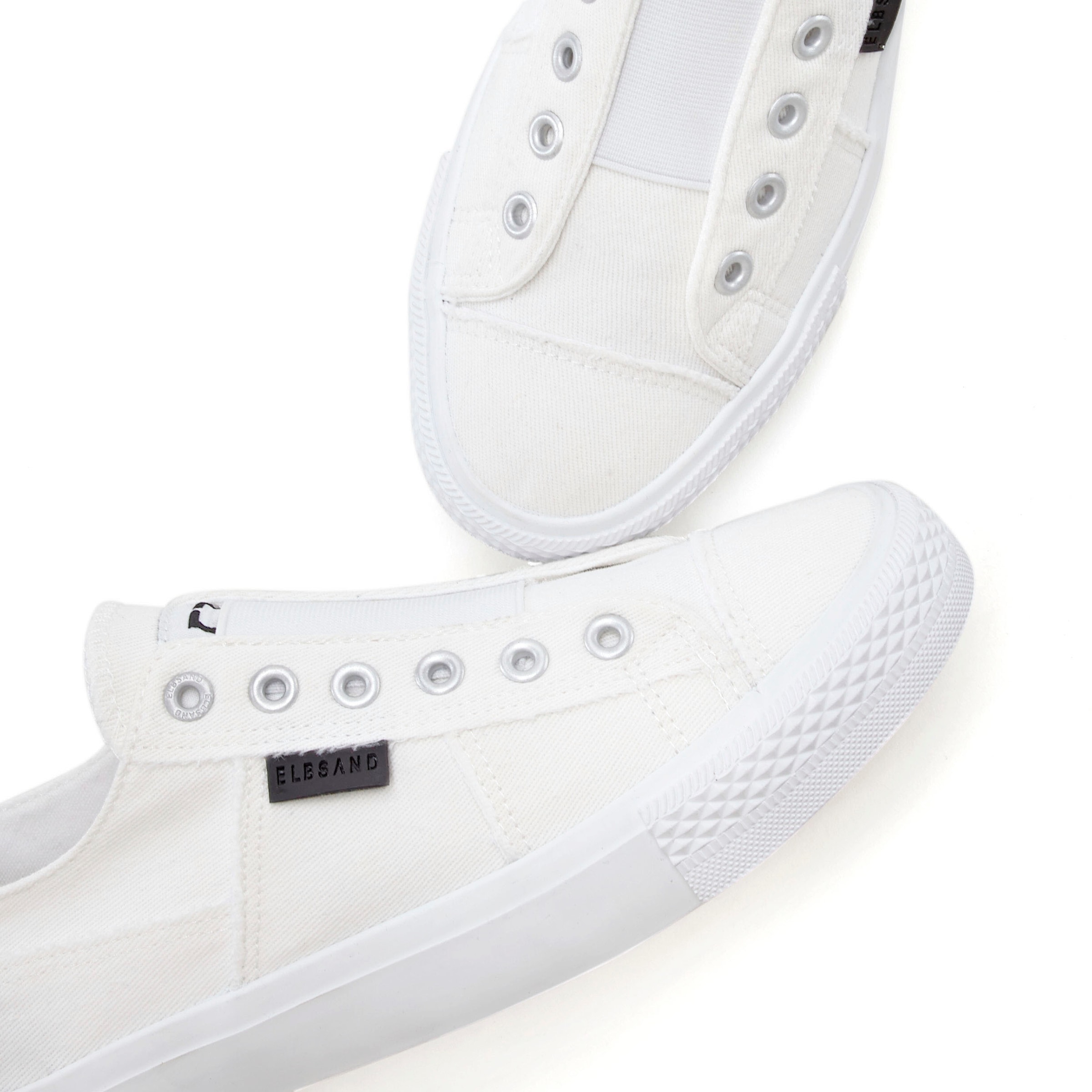 Elbsand Sneaker »Halbschuh, Slipper, Freizeitschuh,«, aus Textil zum Reinschlüpfen mit elastischem Einsatz