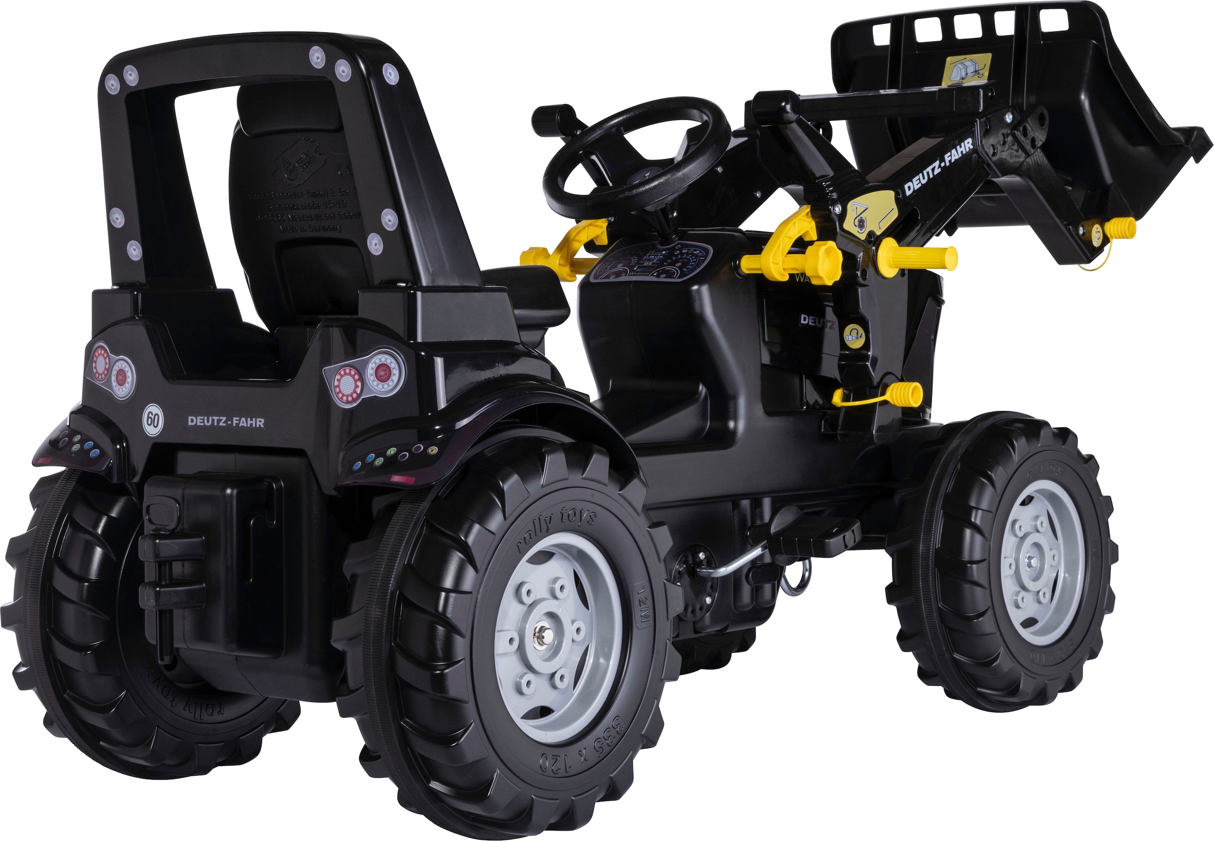 rolly toys® Trettraktor »rollyFarmtrac Premium II DF 8280 TTV Warrior«, mit Frontlader, BxTxH: 150x54x75 cm