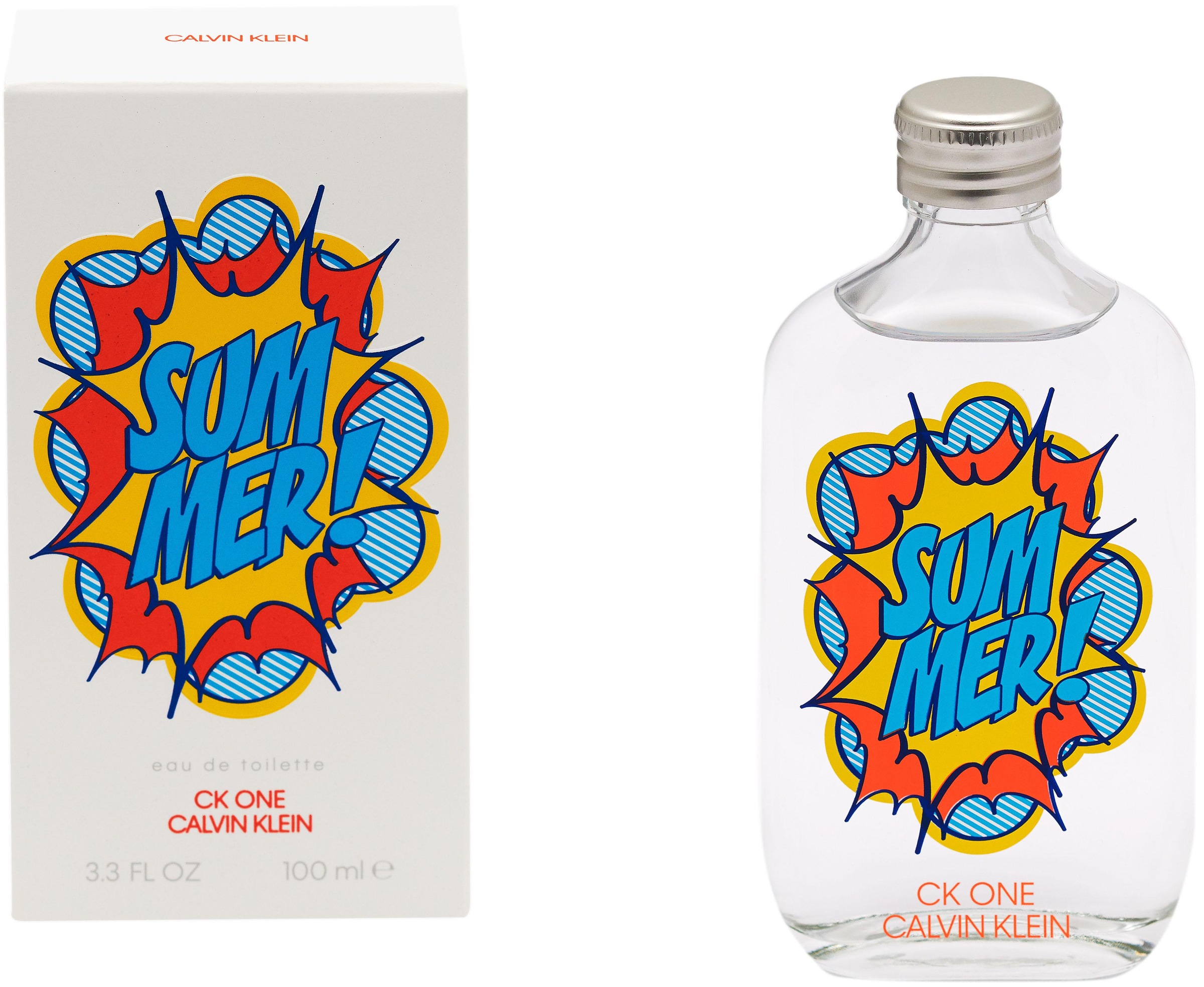 Calvin Klein Eau de Toilette »ck one Summer«, Zitrisch-holziger Unisex-Duft mit Bergamotte, Matcha Tee und Amber.
