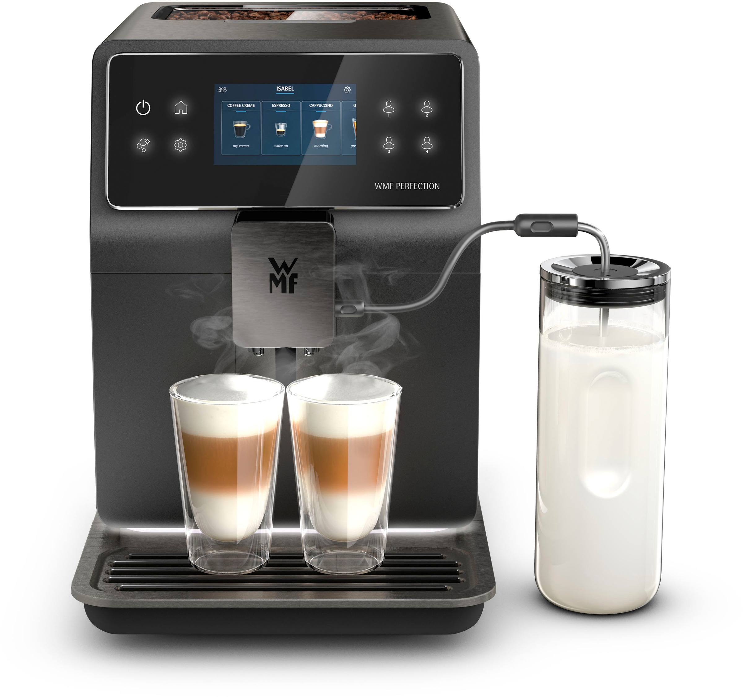 WMF Kaffeevollautomat »Perfection 890L CP855815«, intuitive Benutzeroberfläche, perfekter Milchschaum, selbstreinigend