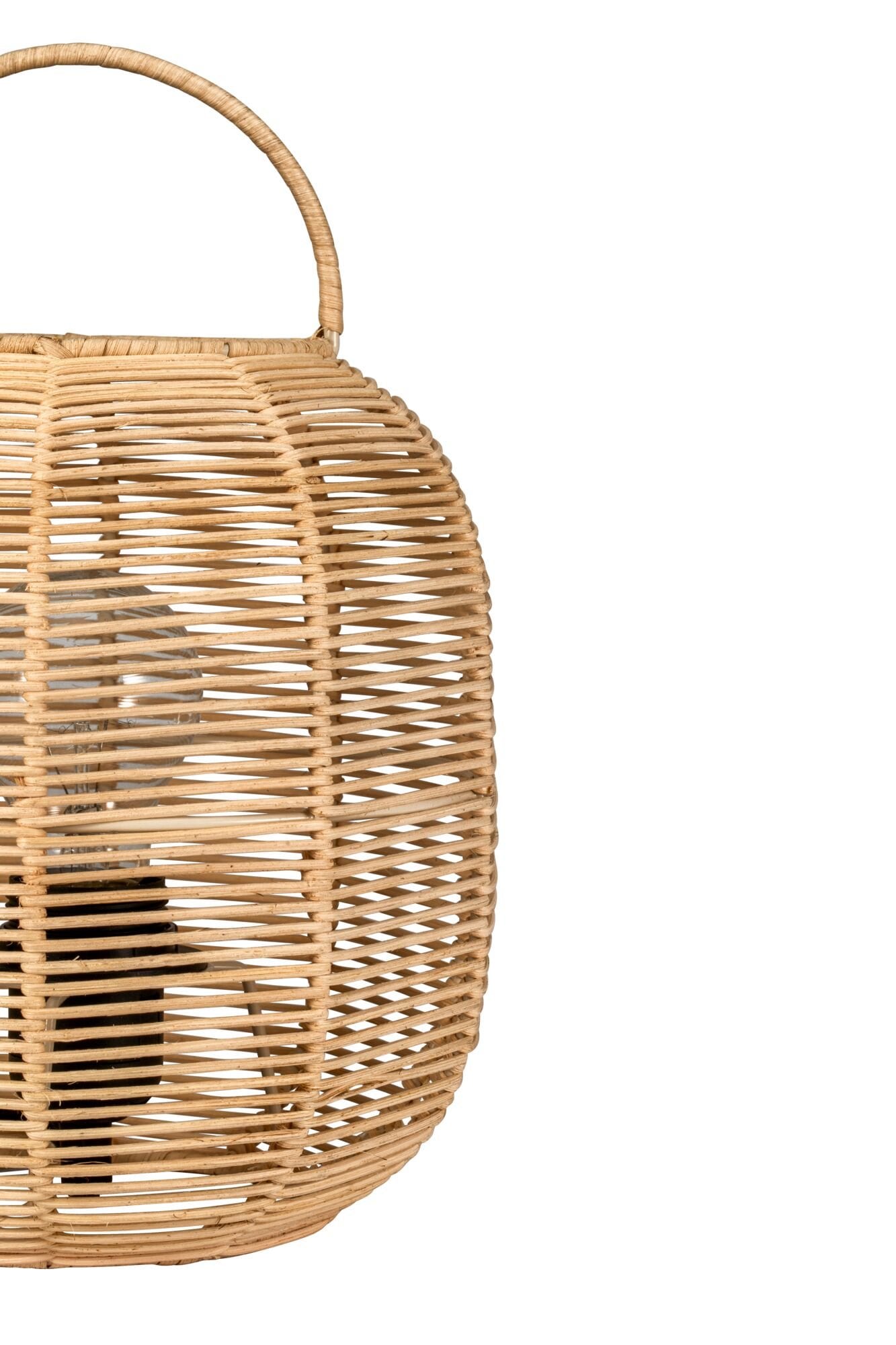 Pauleen Tischleuchte »Boho Glow max20W Beige/Weiß 230V Metall/Rattan«, 1 flammig, Leuchtmittel E27 | ohne Leuchtmittel, E27