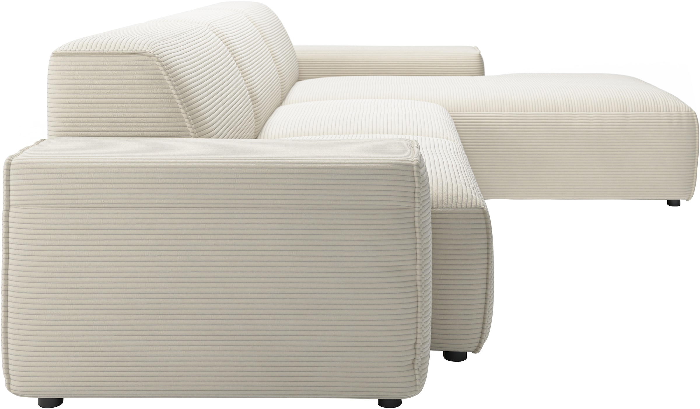 andas Ecksofa »Glimminge auch in Breitcord, Feincord, Bouclé + Easy care-Bezug«, L-Form, Breite 294, Zierkissen