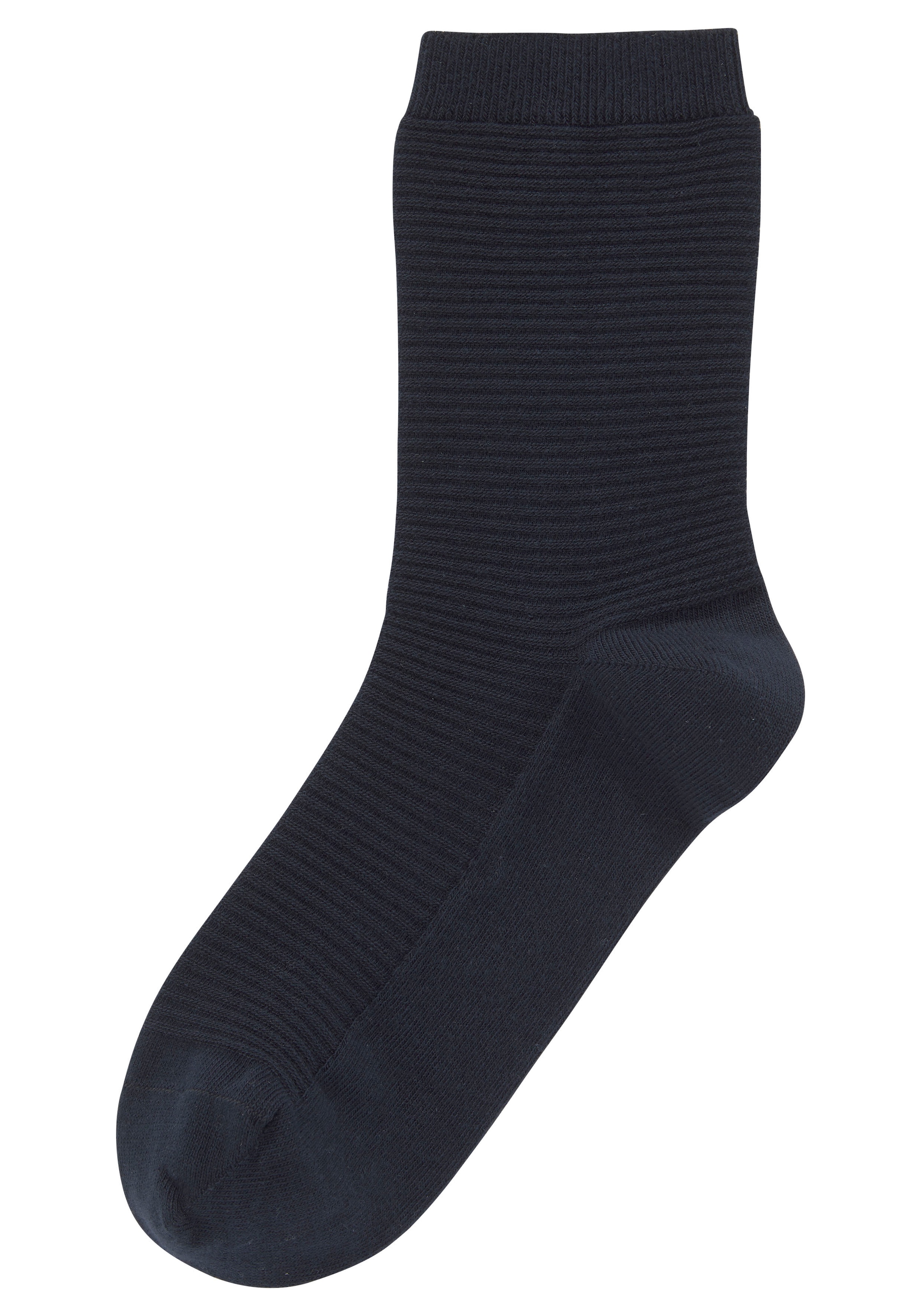 Bench. Basicsocken, (Packung, 6 Paar), in Rippstruktur