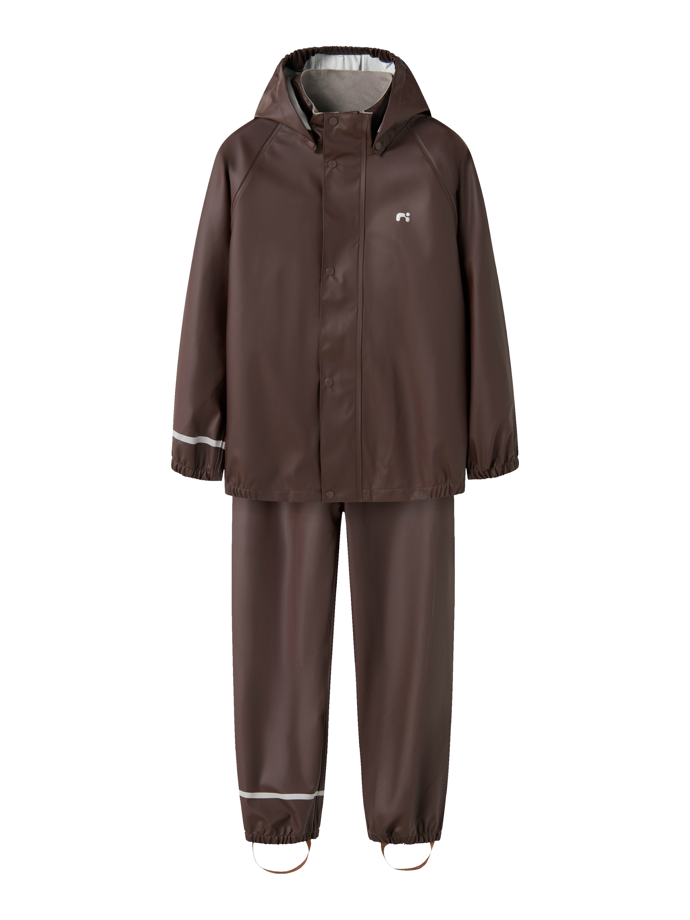 Name It Regenmantel »NKNDRY10  Regenjacke und Hose im Set« Set, 2 Keine Latzhose! Unifarben, casual, regular fit, Kunstfaser, Web