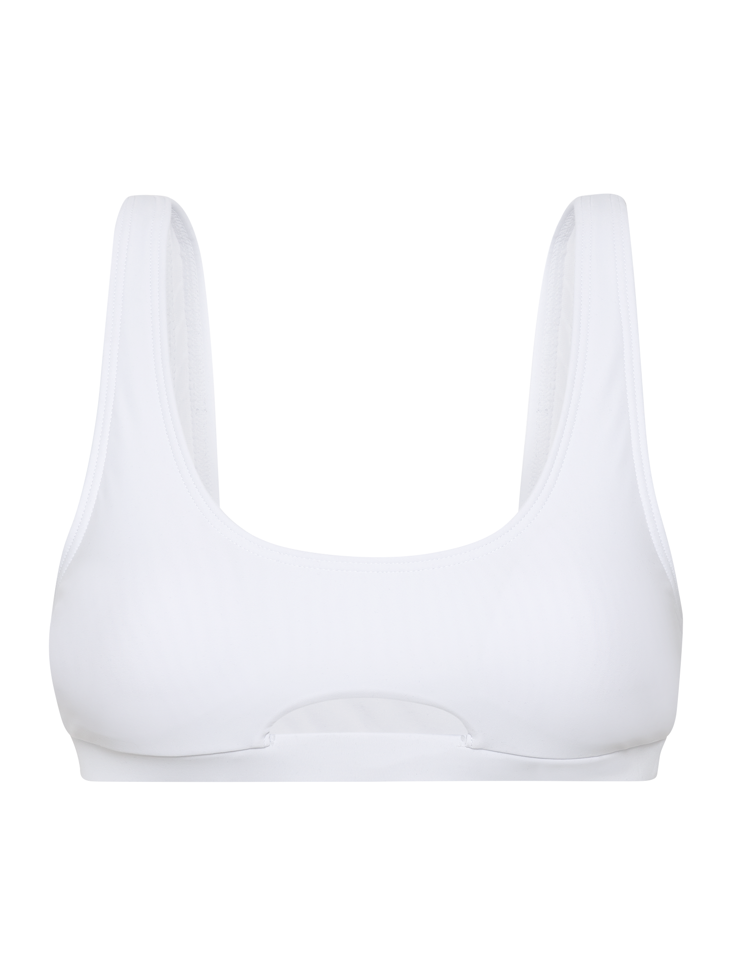 LSCN by LASCANA, Damen, »Gina« mit Cut-Out vorne, weiß, Cup A/B, 36 - Cup A/B, weiß, Trendige Unifarbe