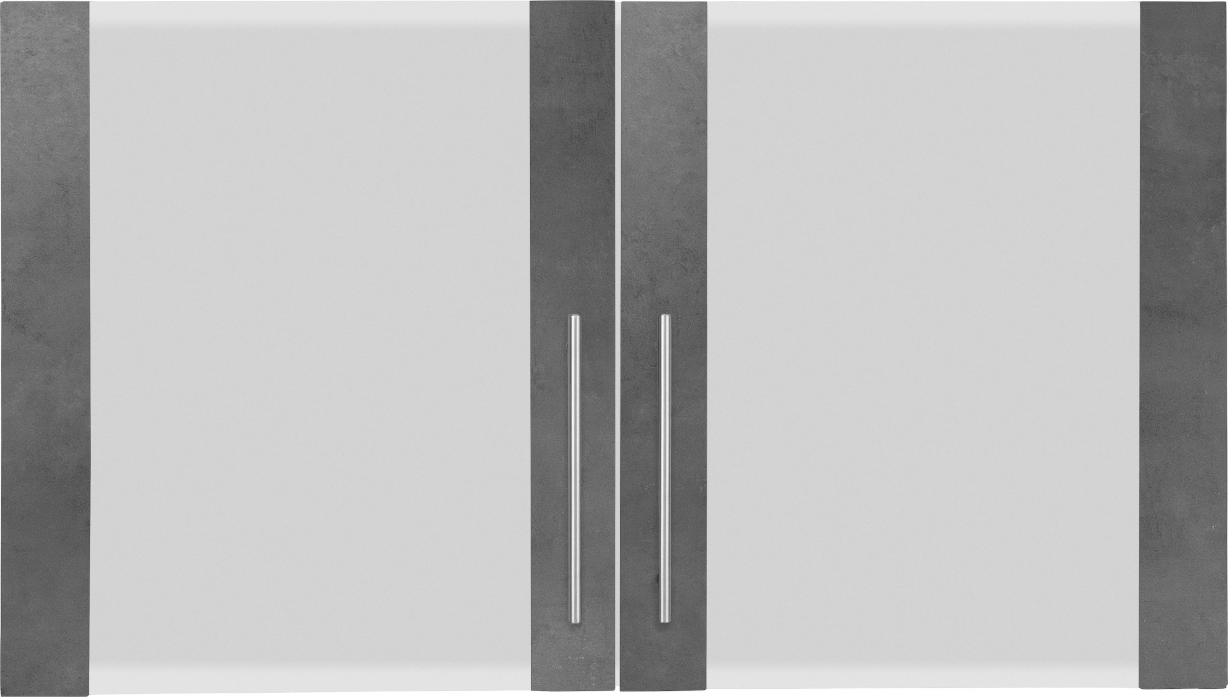 wiho Küchen Glashängeschrank »Cali, TOPSELLER« Front mit Glaseinsatz